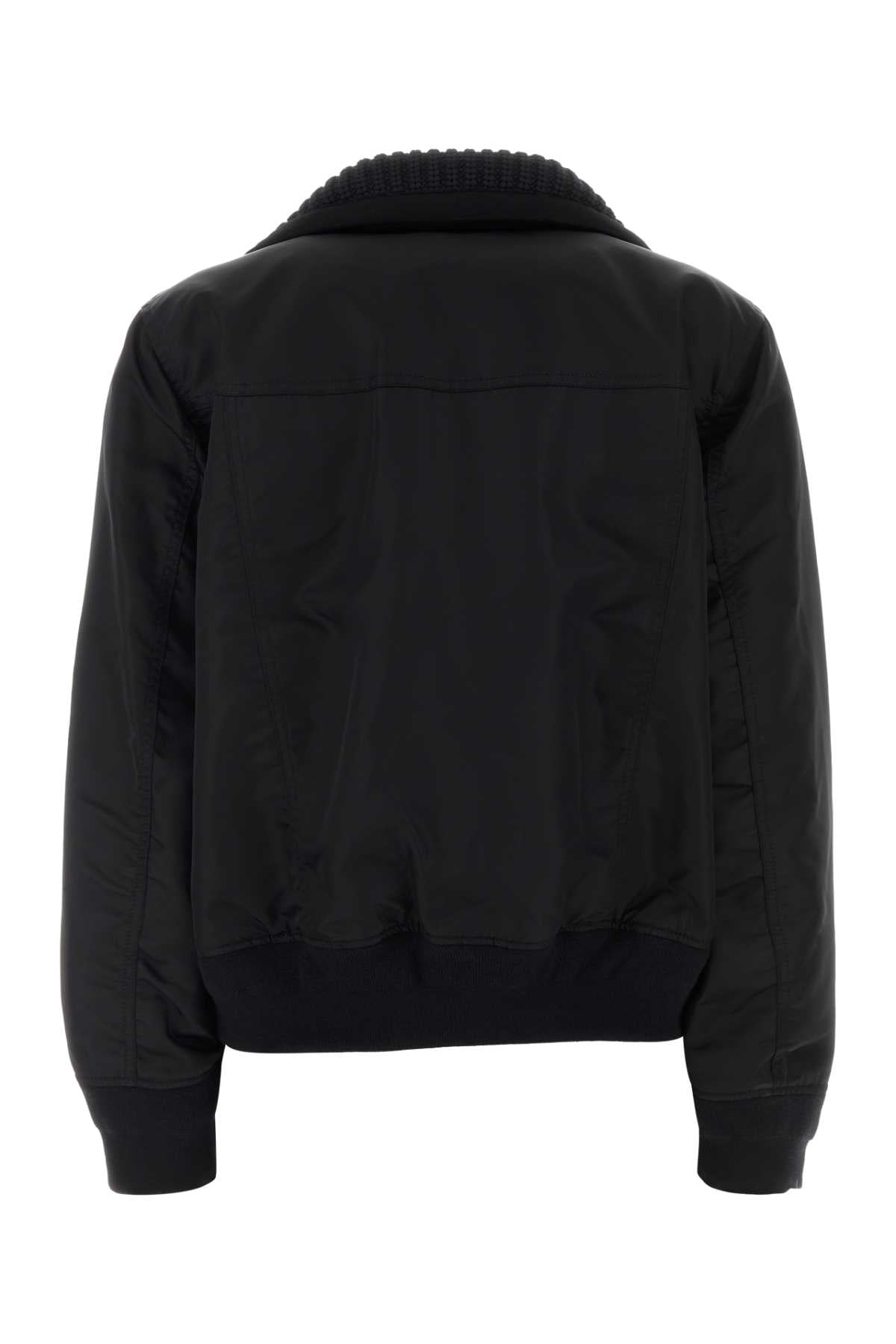 Sacai Women Black Nylon Jacket SACAI