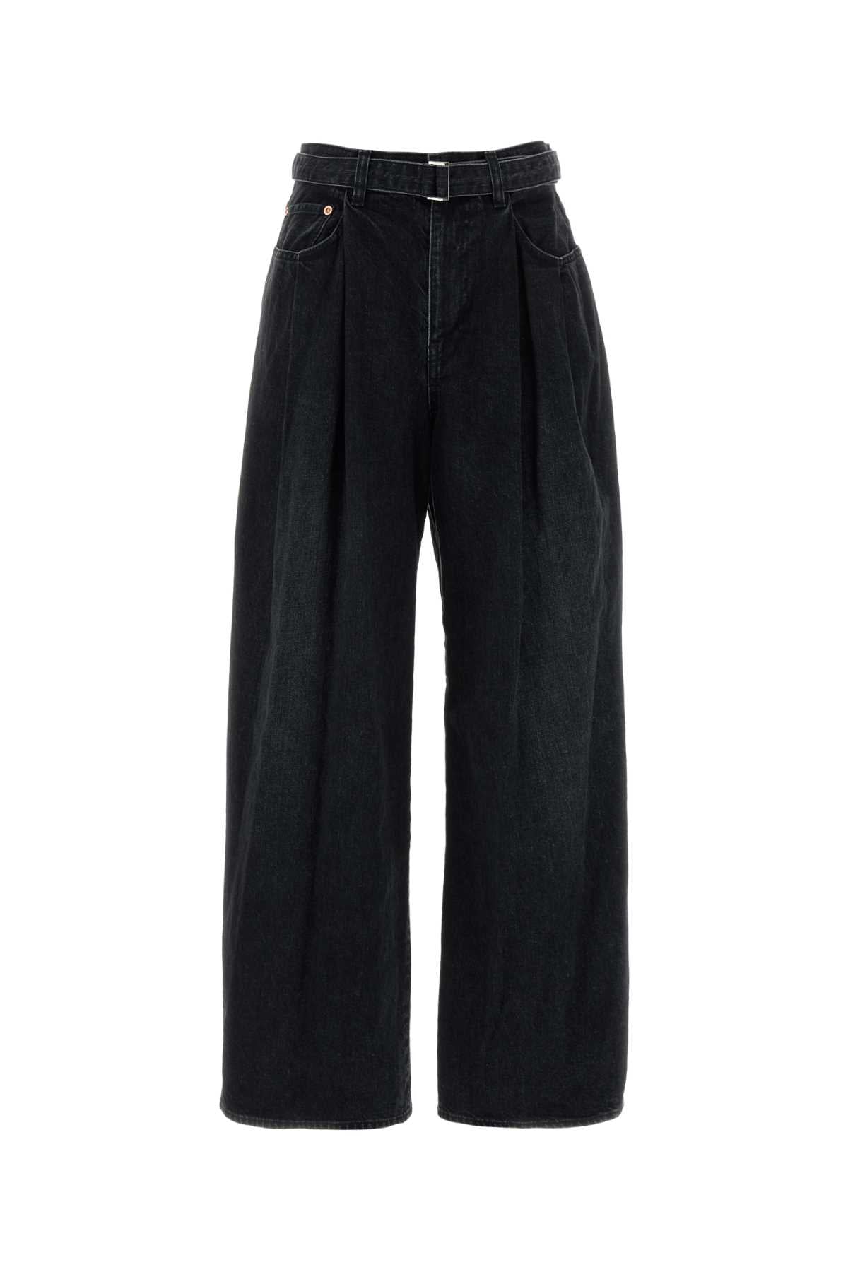 Sacai Women Black Denim Jeans SACAI