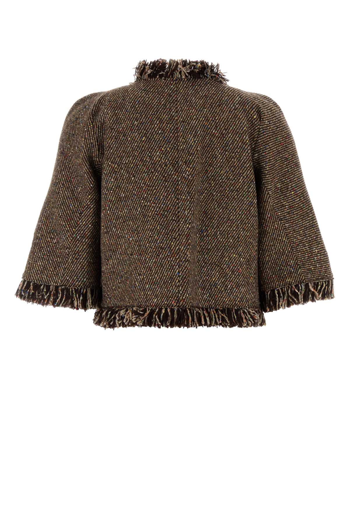 Sacai Women Multicolor Tweed Blazer SACAI