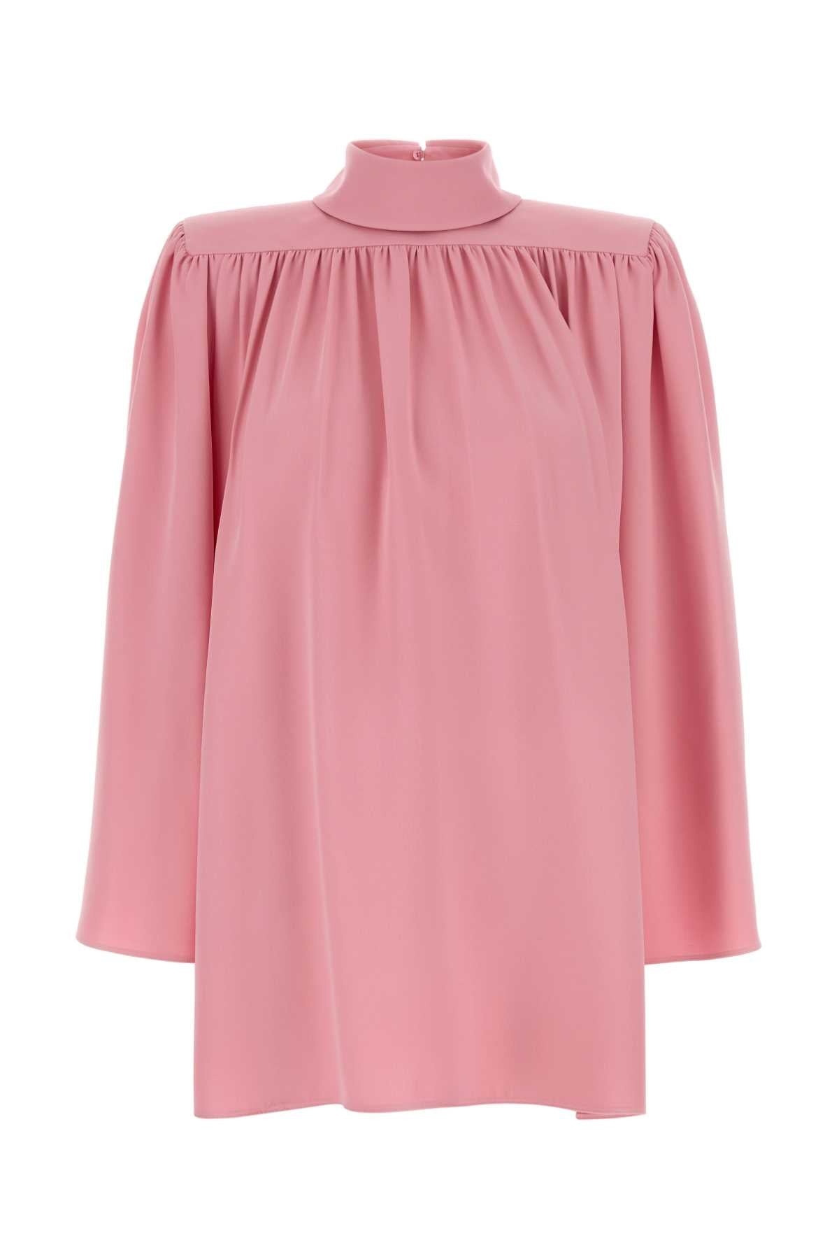 Valentino Garavani Women Pink Crepe Mini Dress VALENTINO GARAVANI