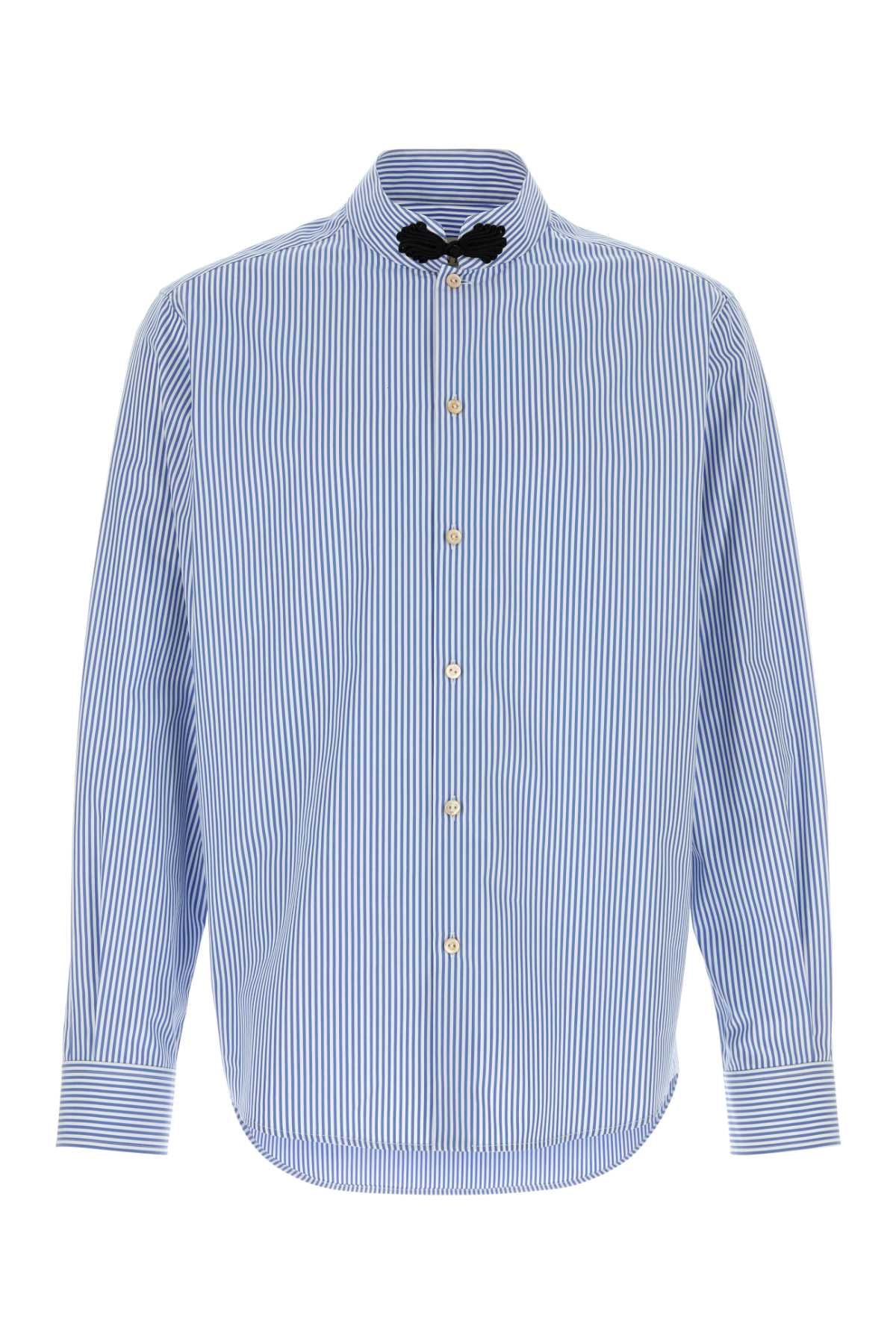 Valentino Garavani Men Embroidered Poplin Shirt VALENTINO GARAVANI
