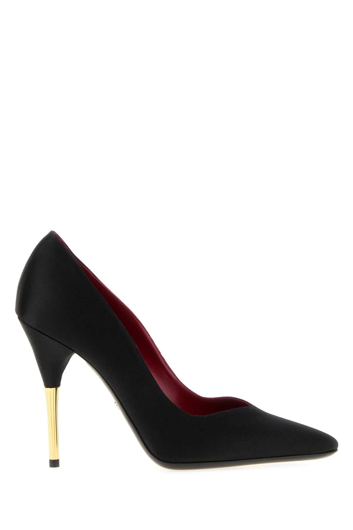 Valentino Garavani Women Black Satin Pumps VALENTINO GARAVANI