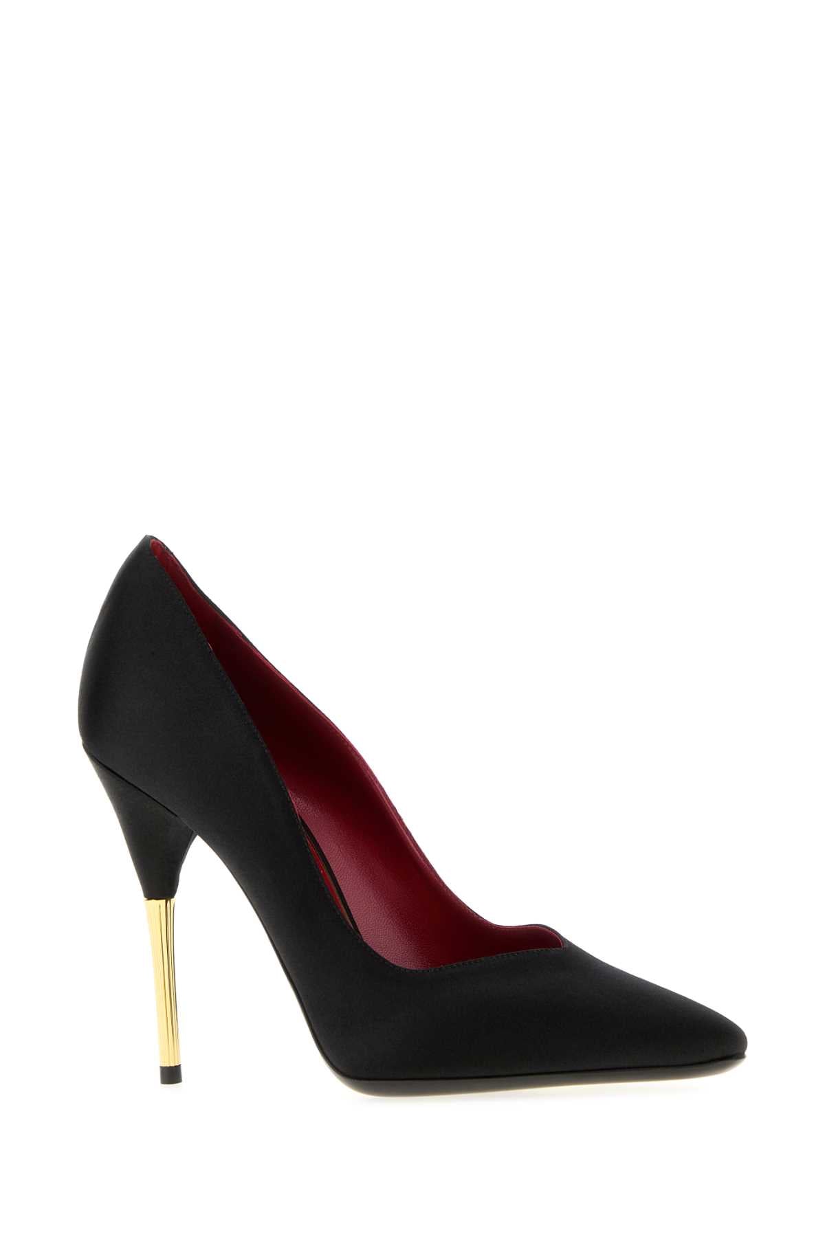 Valentino Garavani Women Black Satin Pumps VALENTINO GARAVANI