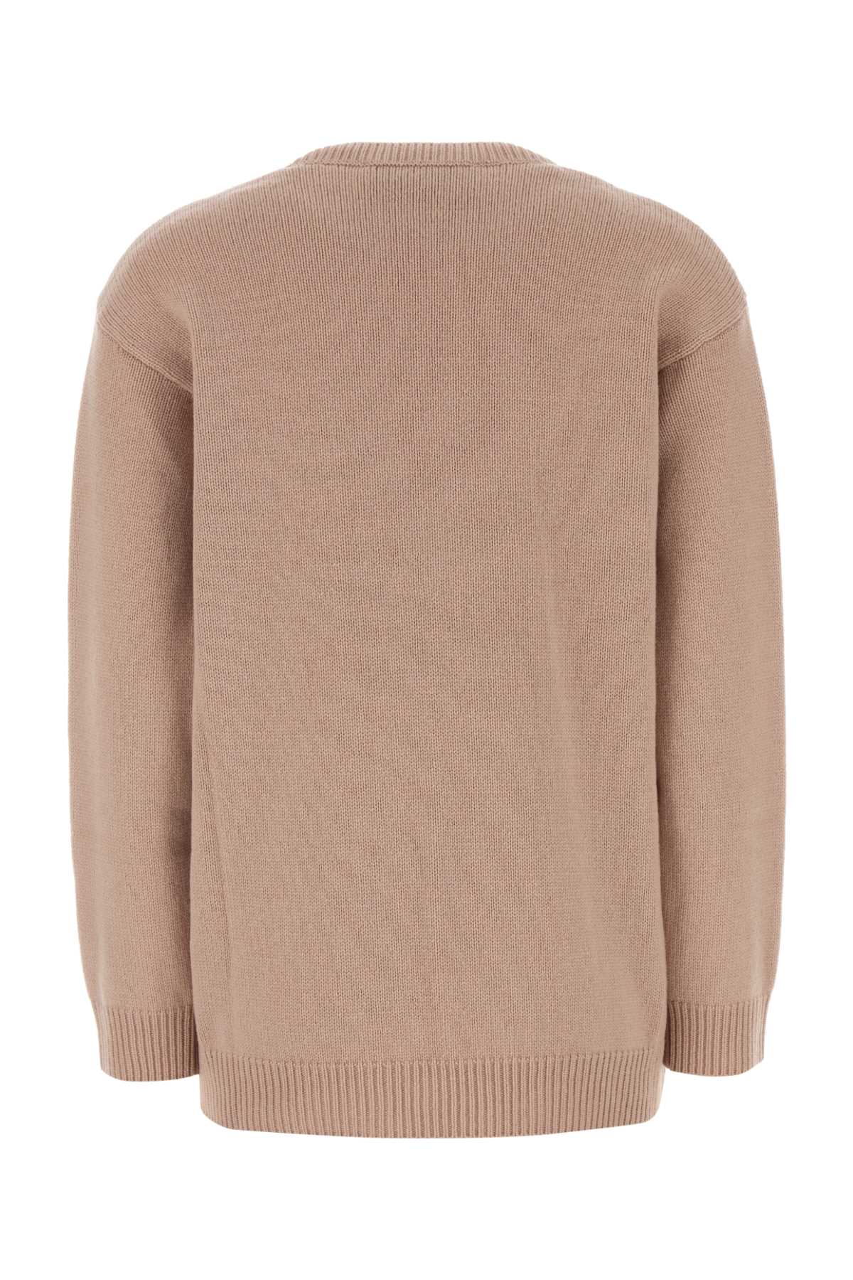 Valentino Garavani Women Powder Pink Cashmere Oversize Sweater VALENTINO GARAVANI