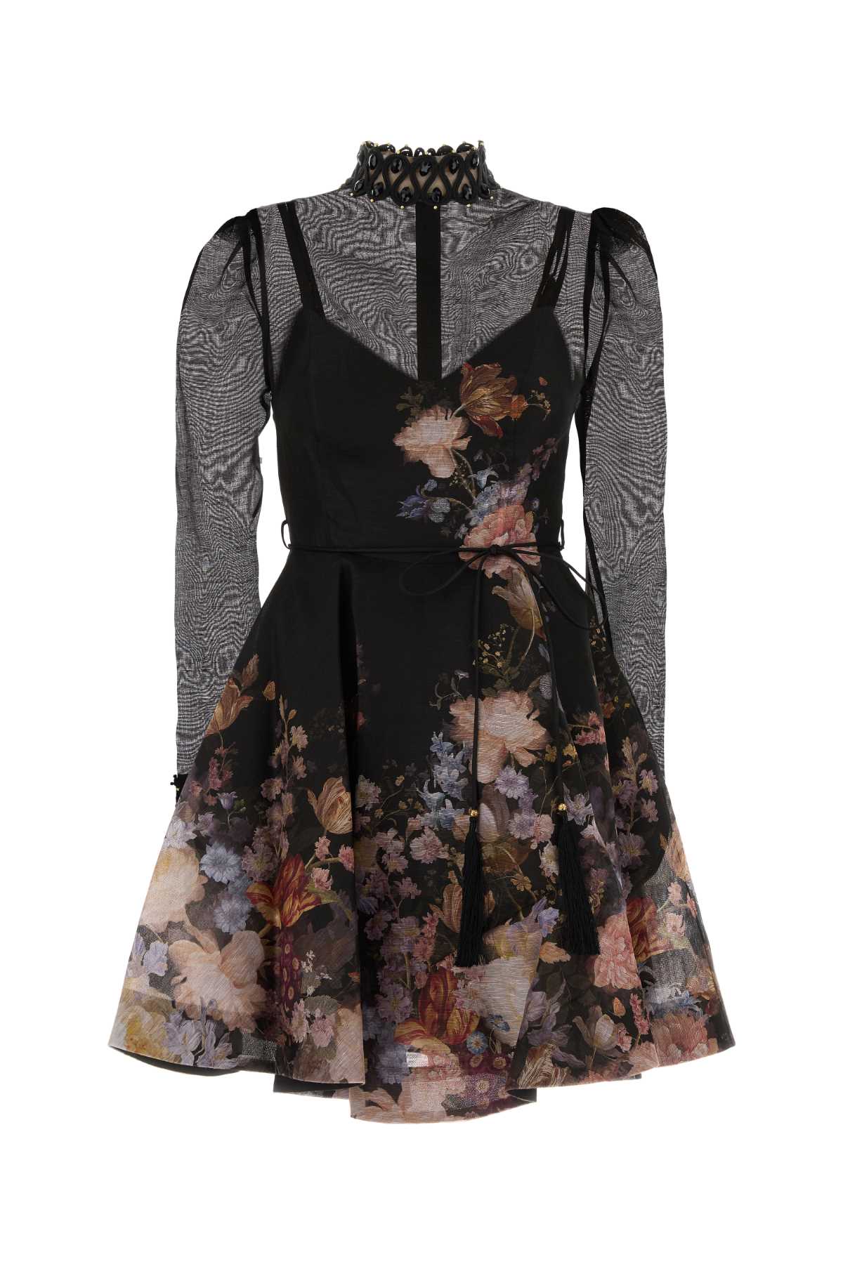 Zimmermann Women Printed Organdy Valiant Mini Dress ZIMMERMANN