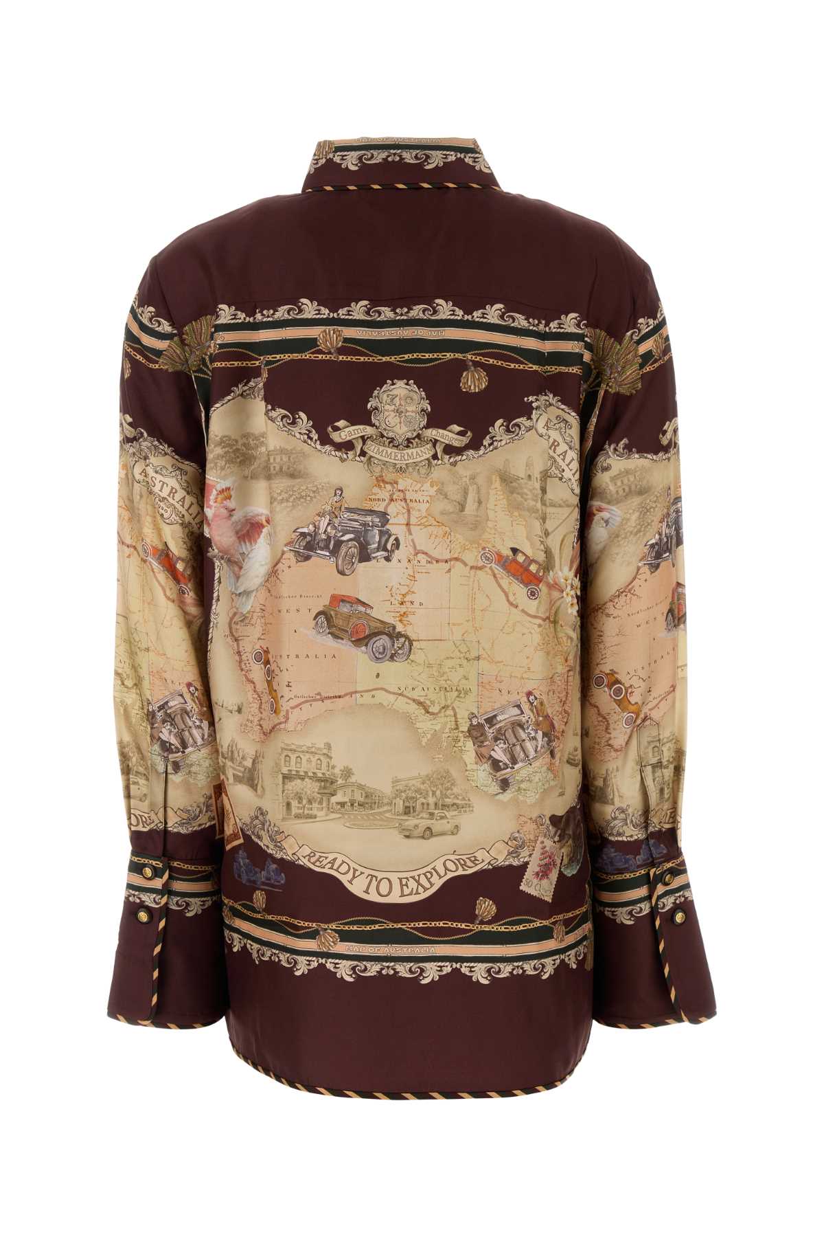 Zimmermann Women Printed Twill Valiant Shirt ZIMMERMANN