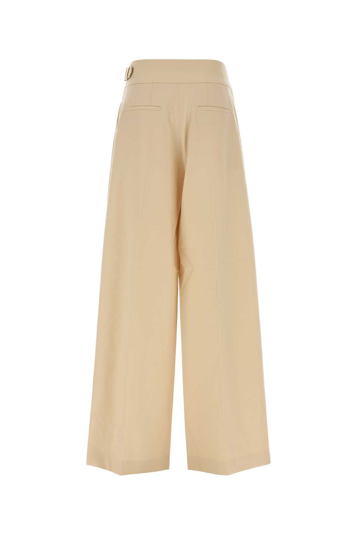 Zimmermann Women Sand Stretch Wool Valiant Wide-Leg Pant ZIMMERMANN
