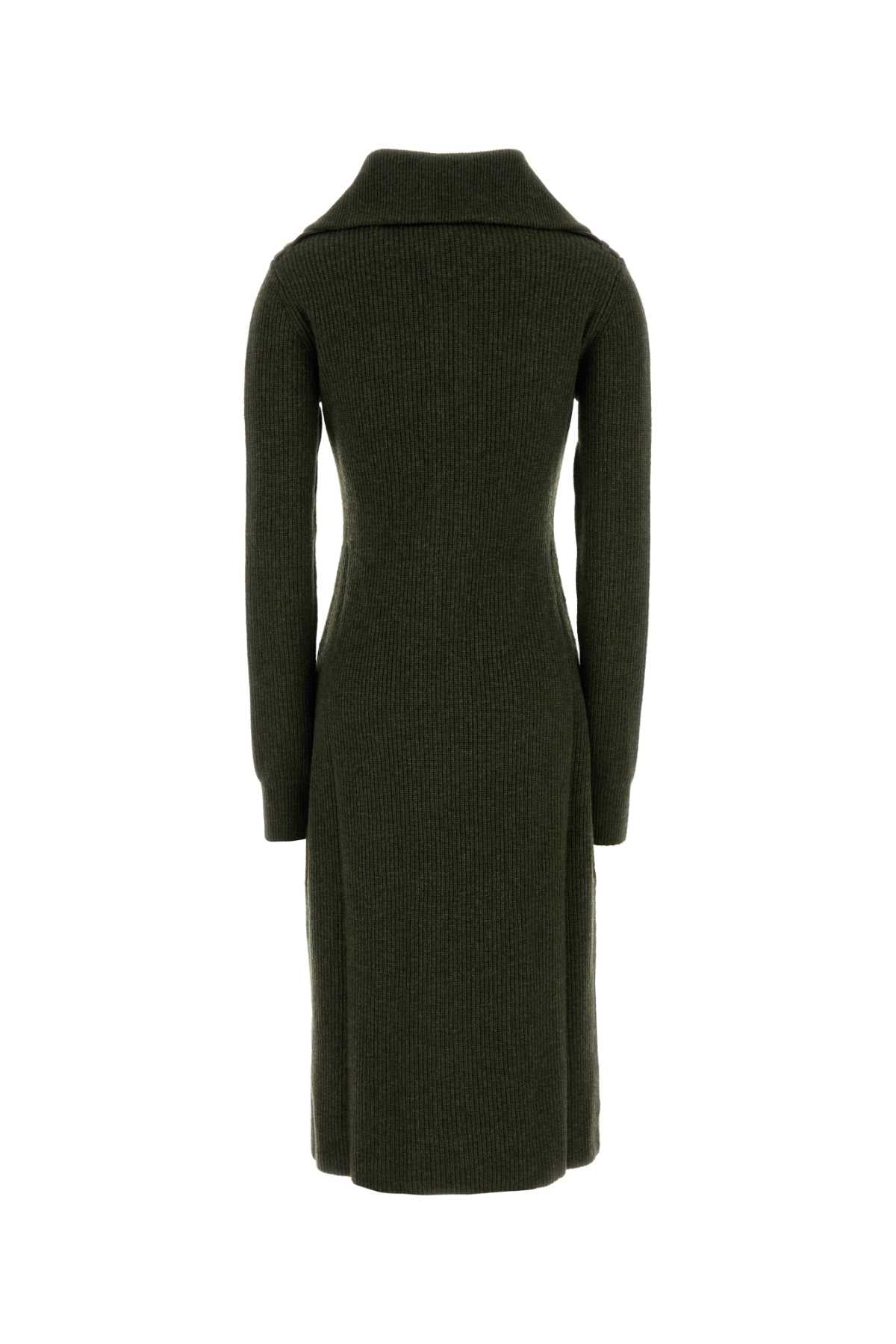 Zimmermann Women Olive Green Wool Blend Utility Cardigan ZIMMERMANN