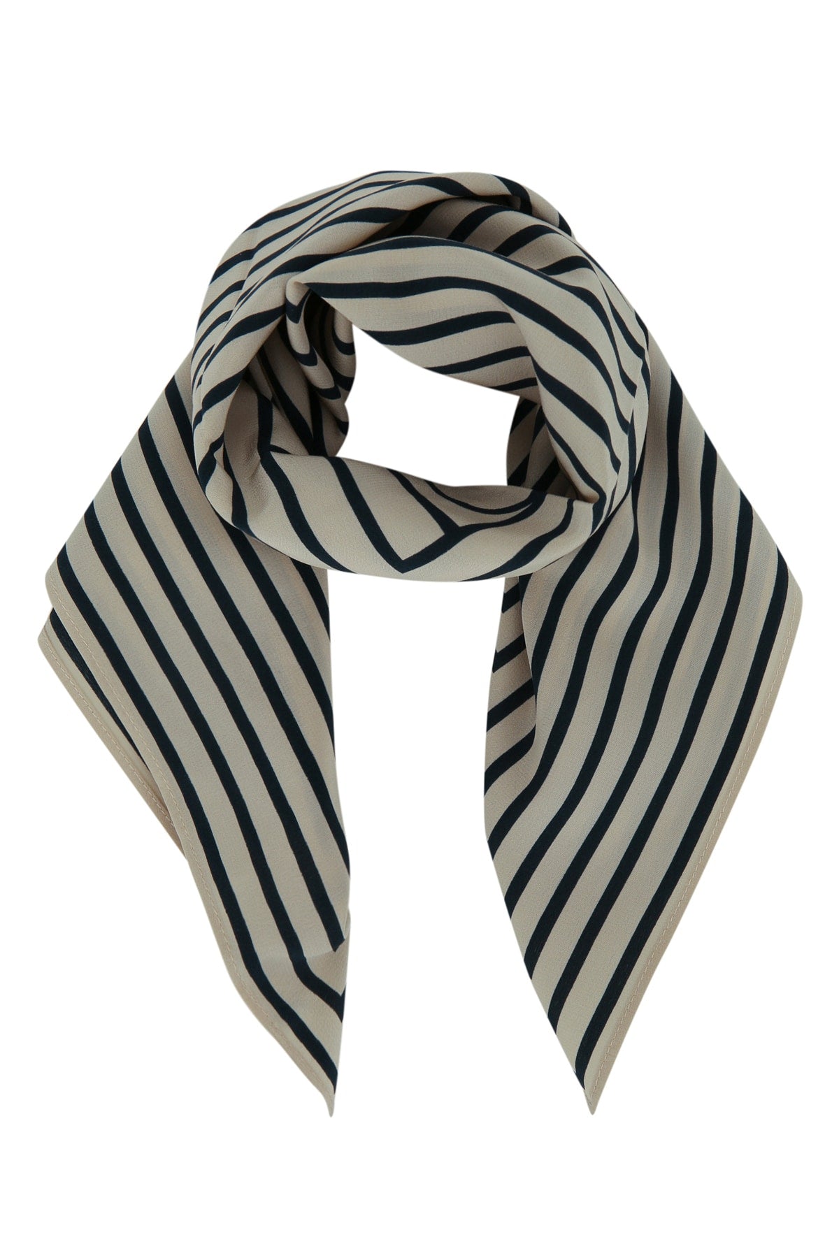 Toteme Women Signature Monogram Silk Scarf TOTEME