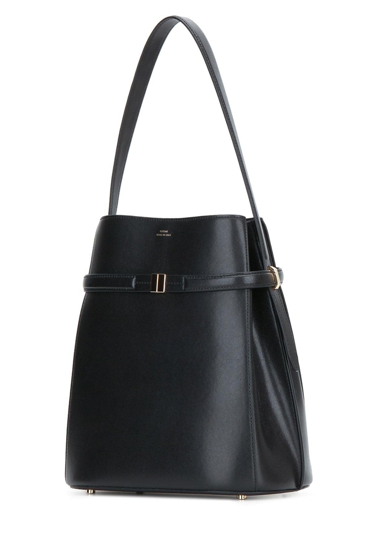 Toteme Women Belted Leather Bucket Bag TOTEME