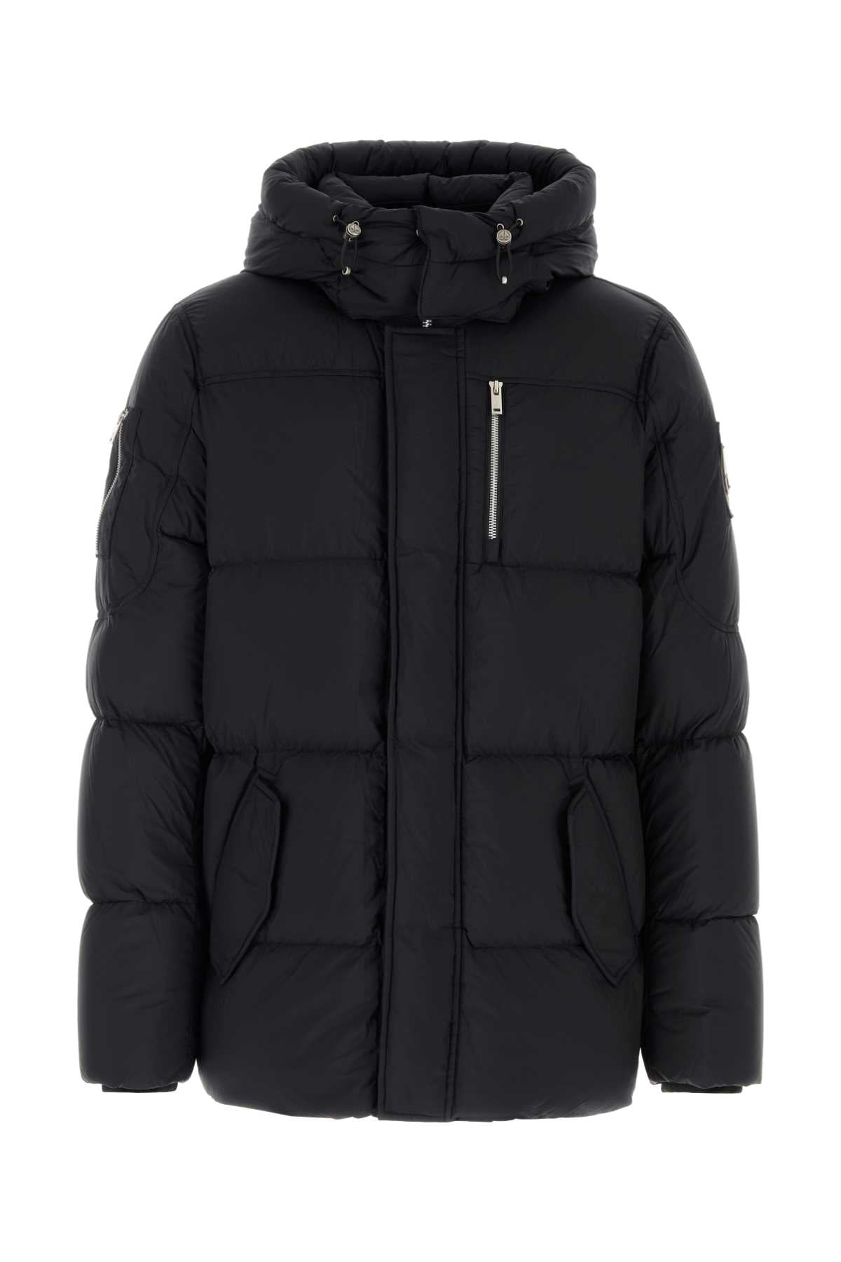 Moose Knuckles Men Black Nylon Everest 3Q Down Jacket MOOSE KNUCKLES