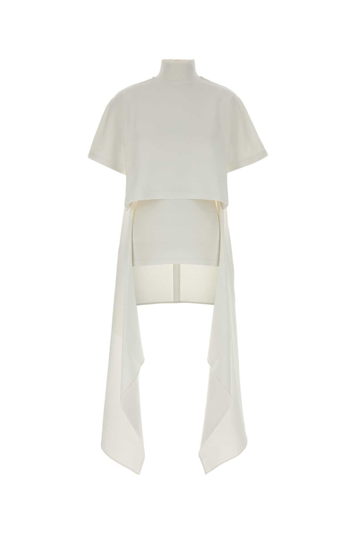 Alaia Women White Jersey Top ALAIA