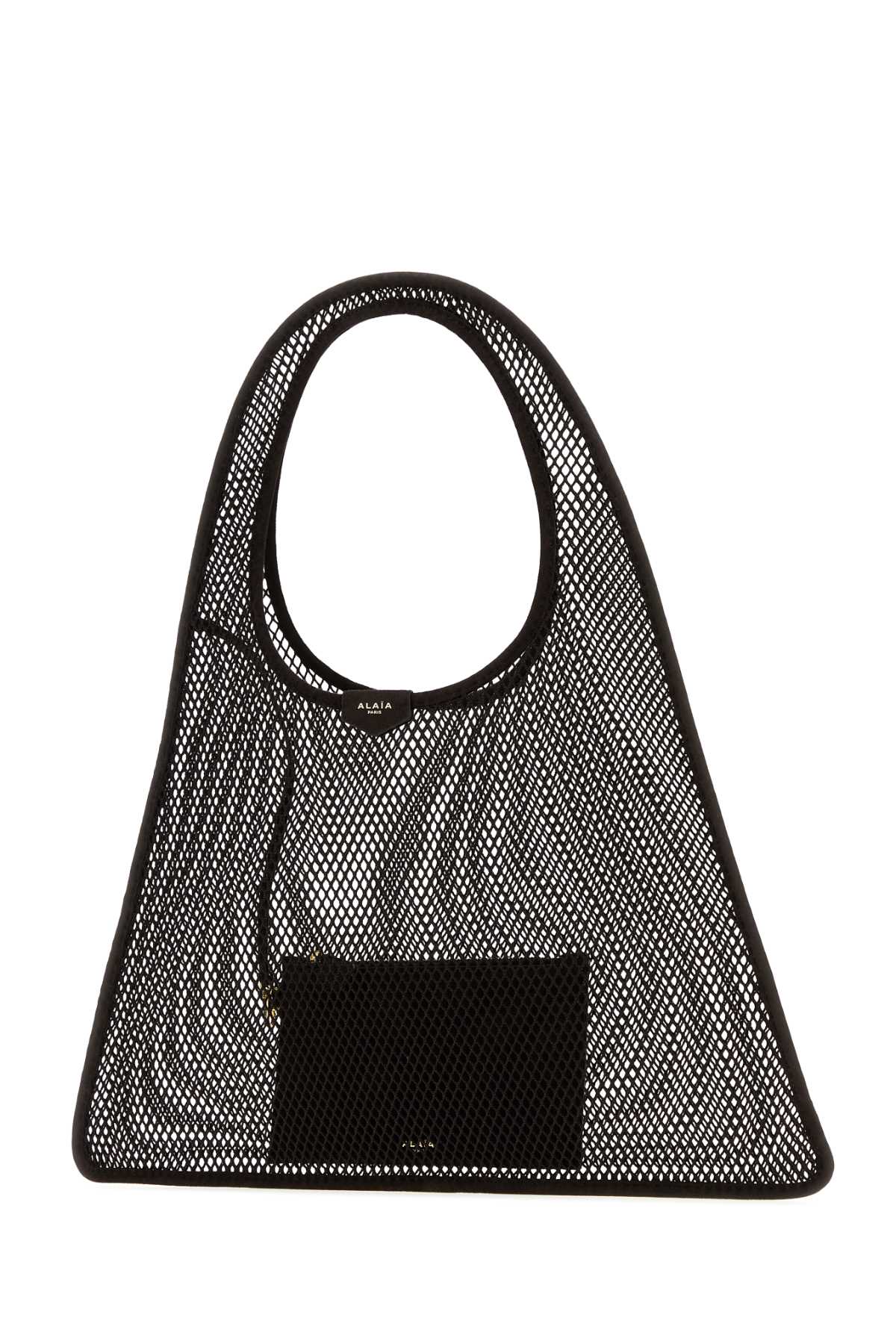 Alaia Women Dark Brown Mesh One Piece Shopping Bag ALAIA