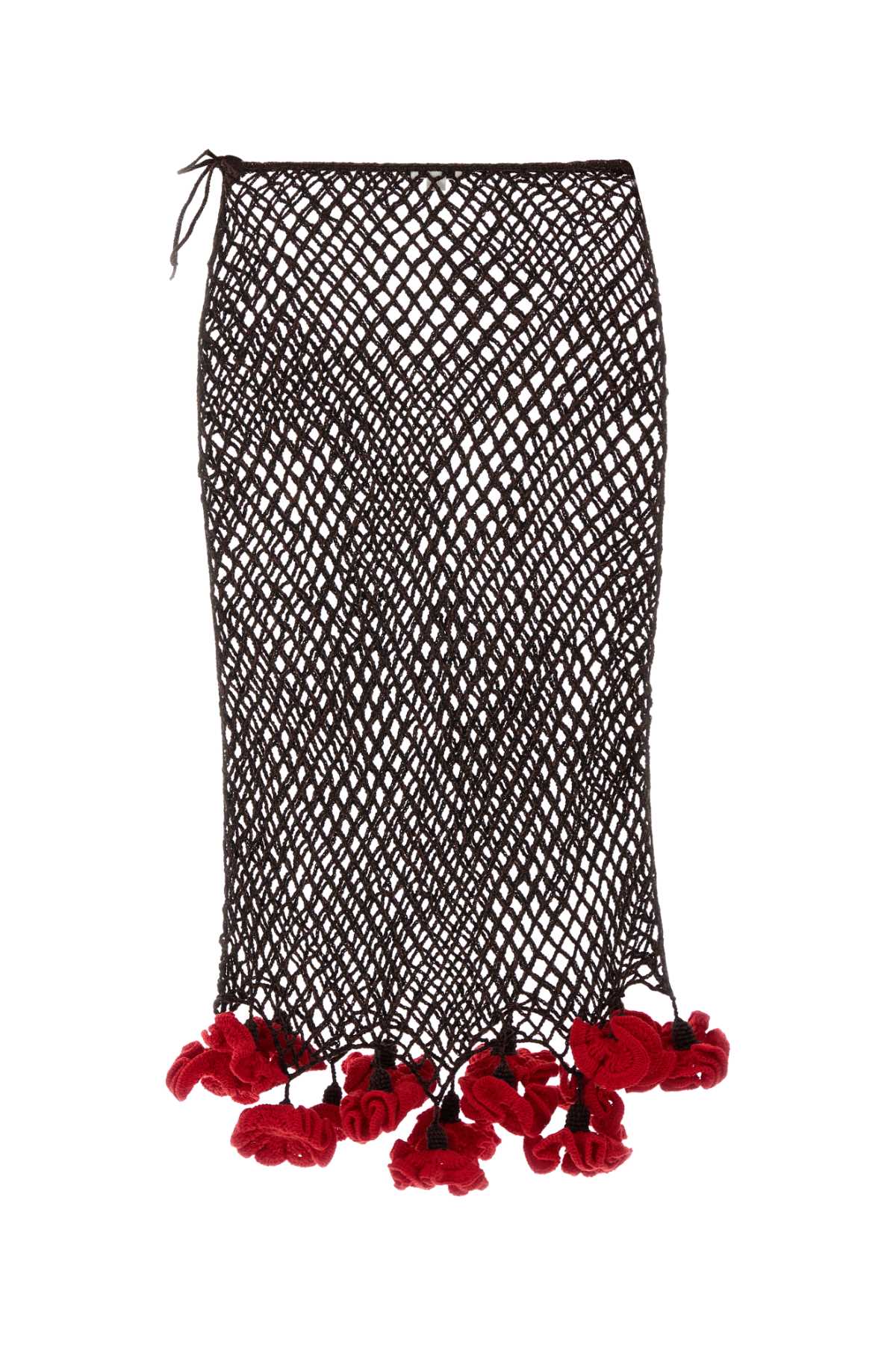 Alaia Women Two-Tone Crochet Skirt ALAIA