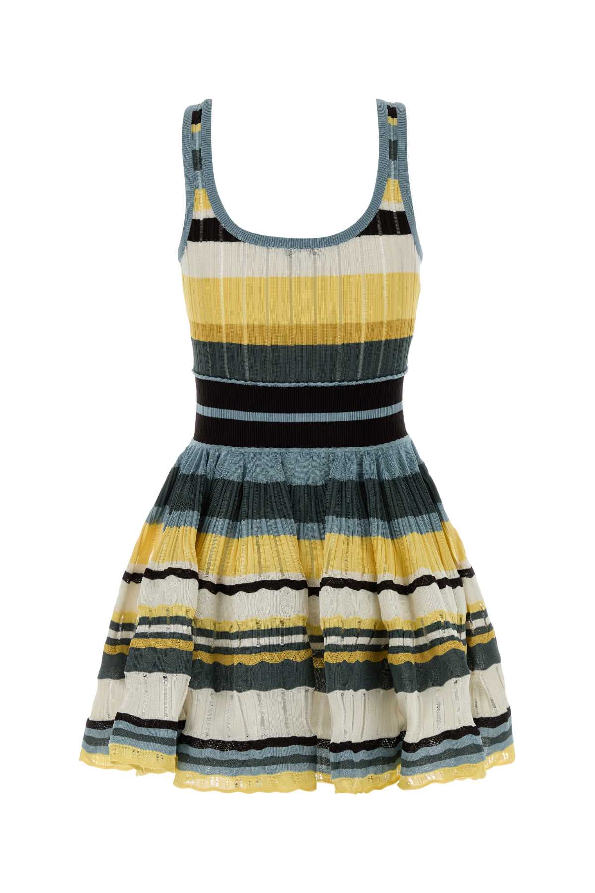 Alaia Women Embroidered Viscose Mini Dress ALAIA