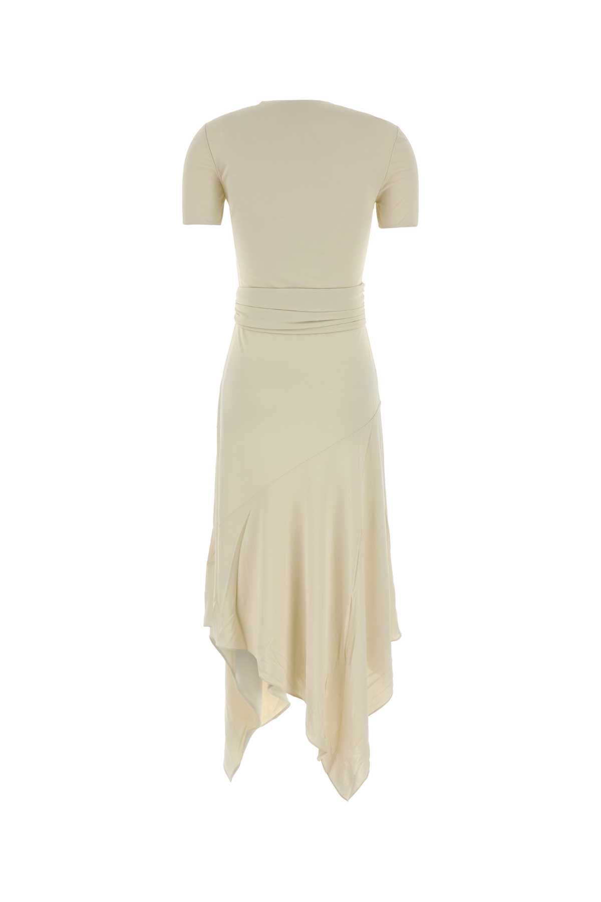 Alaia Women Ivory Jersey Dress ALAIA