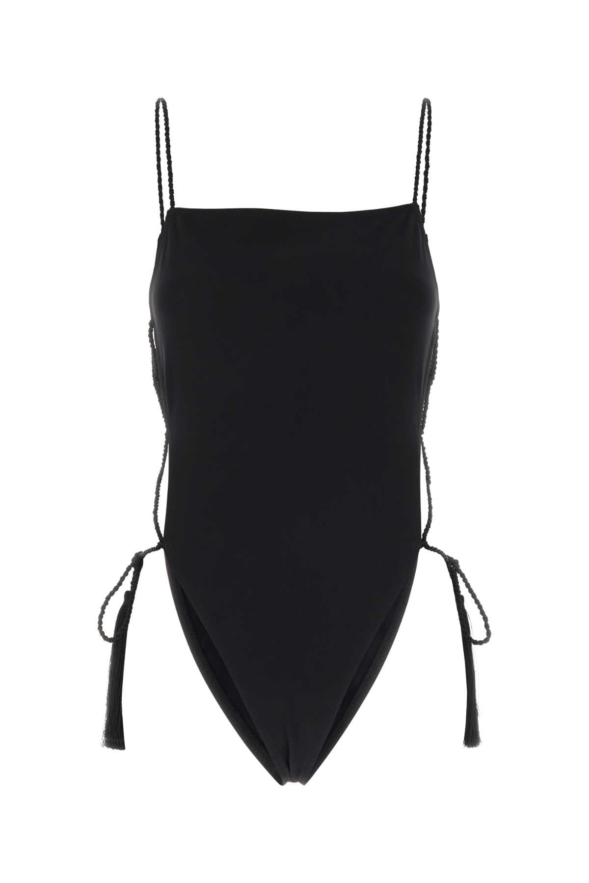 Alaia Women Black Stretch Nylon Swimsuit ALAIA