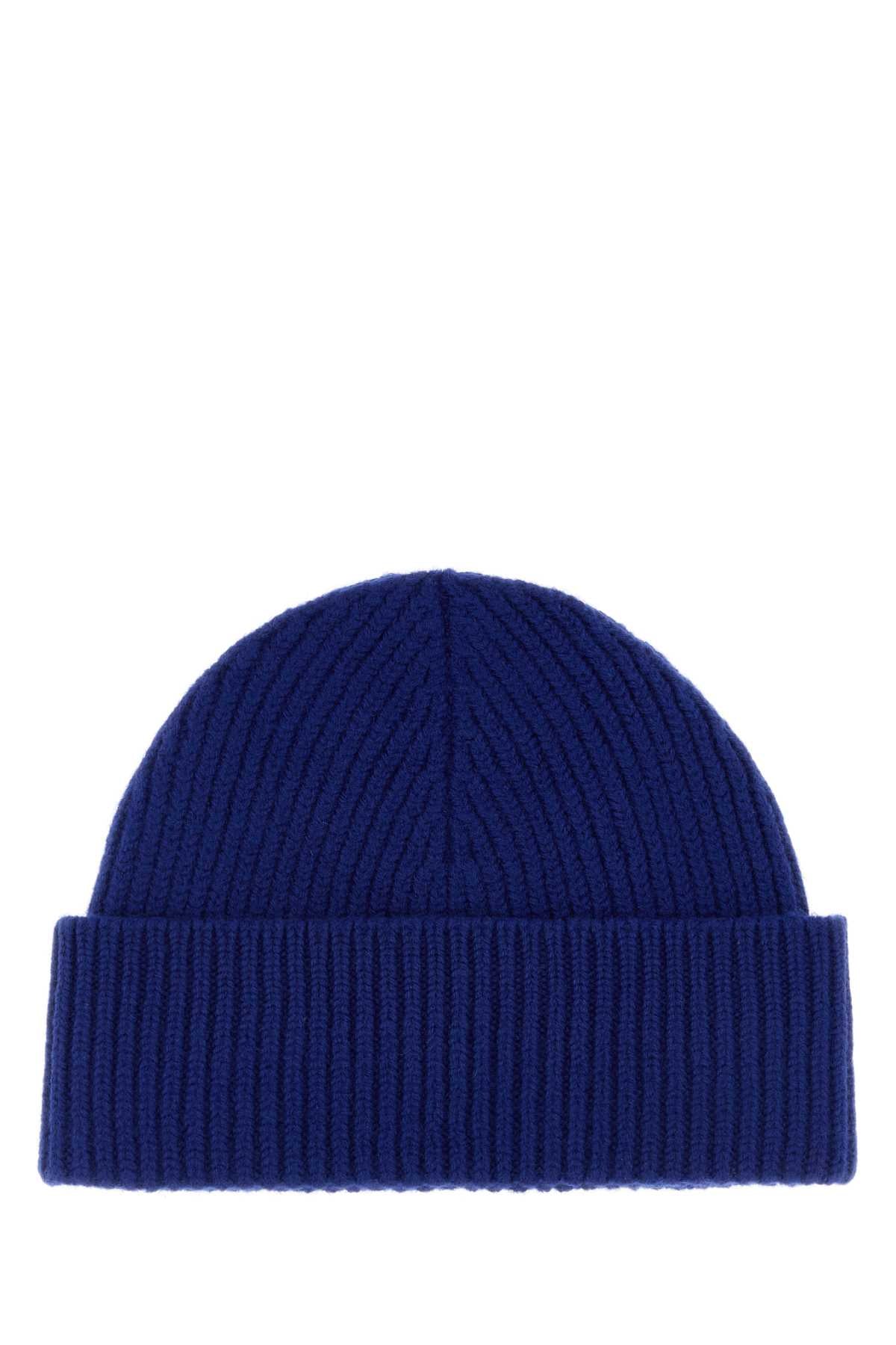 Ami Men Blue Wool Beanie AMI PARIS