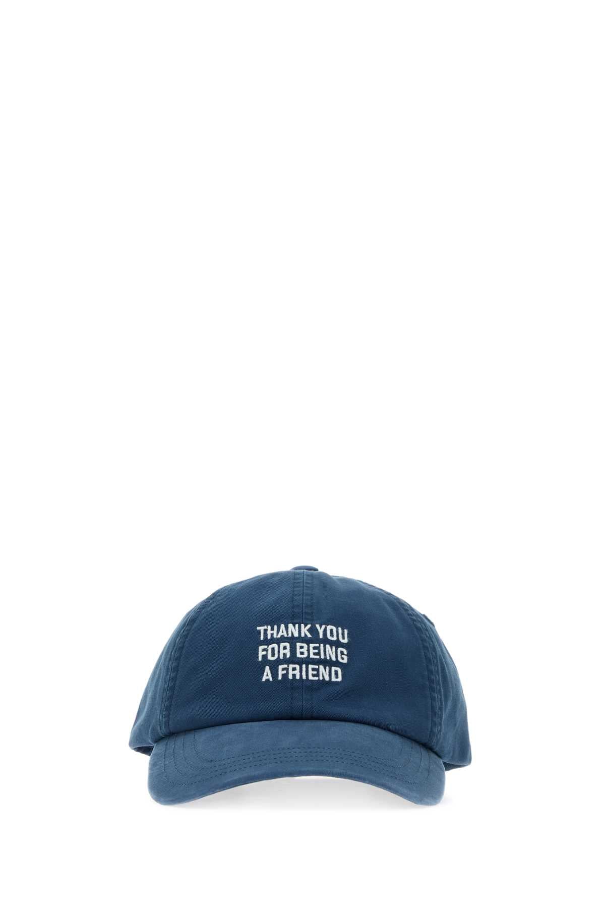 Ami Men Blue Cotton Baseball Cap AMI PARIS