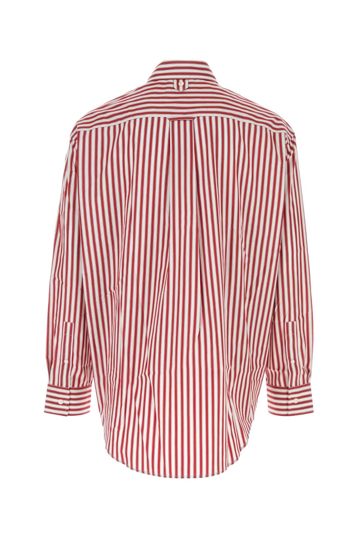 Ami Men Embroidered Poplin Shirt AMI PARIS