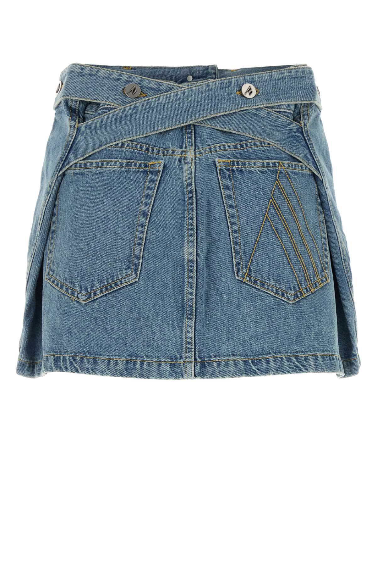 The Attico Women Denim Mini Skirt THE ATTICO