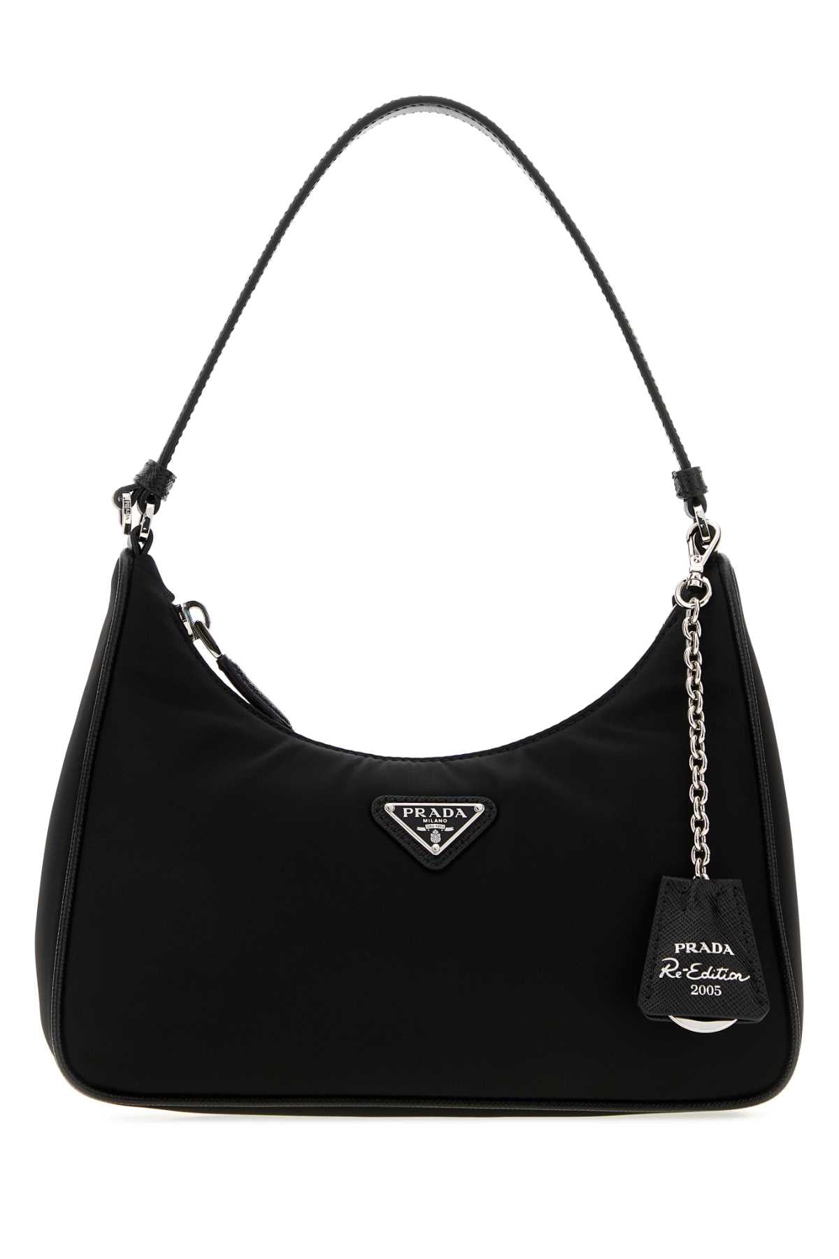 Prada Women Black Re-Nylon Prada Re-Edition 2005 Shoulder Bag PRADA