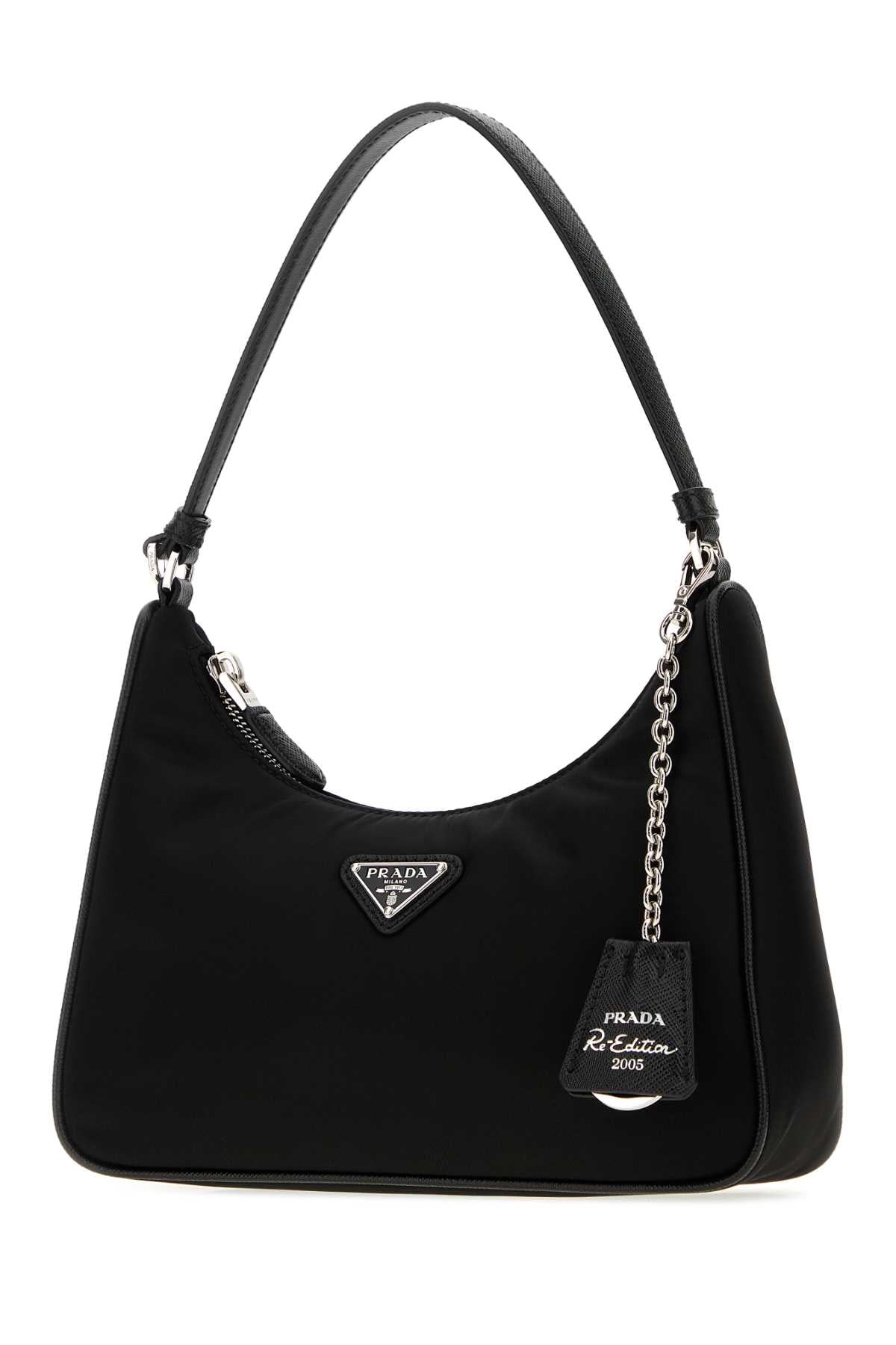 Prada Women Black Re-Nylon Prada Re-Edition 2005 Shoulder Bag PRADA