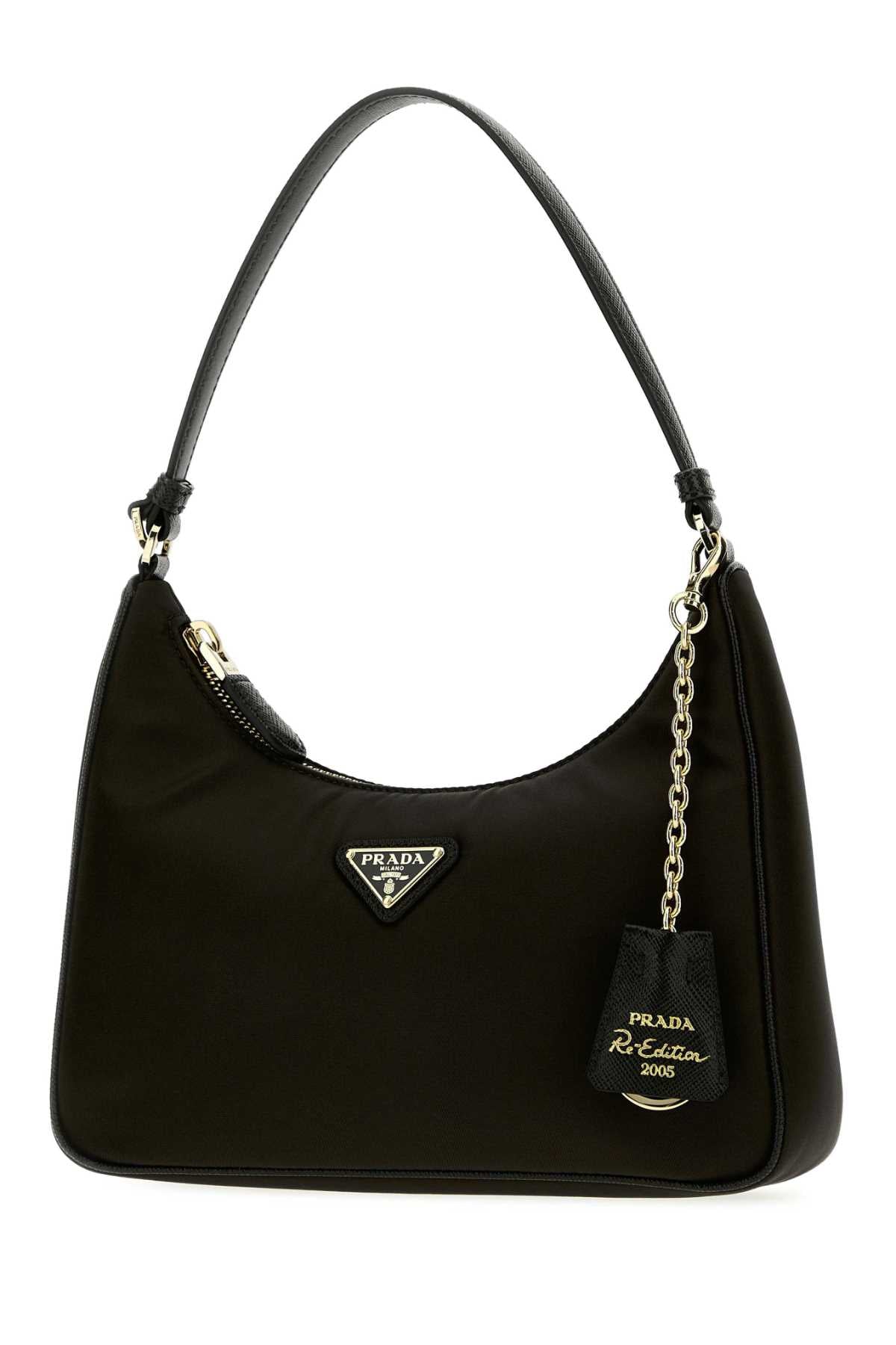 Prada Women Black Re-Nylon Prada Re-Edition 2005 Shoulder Bag PRADA
