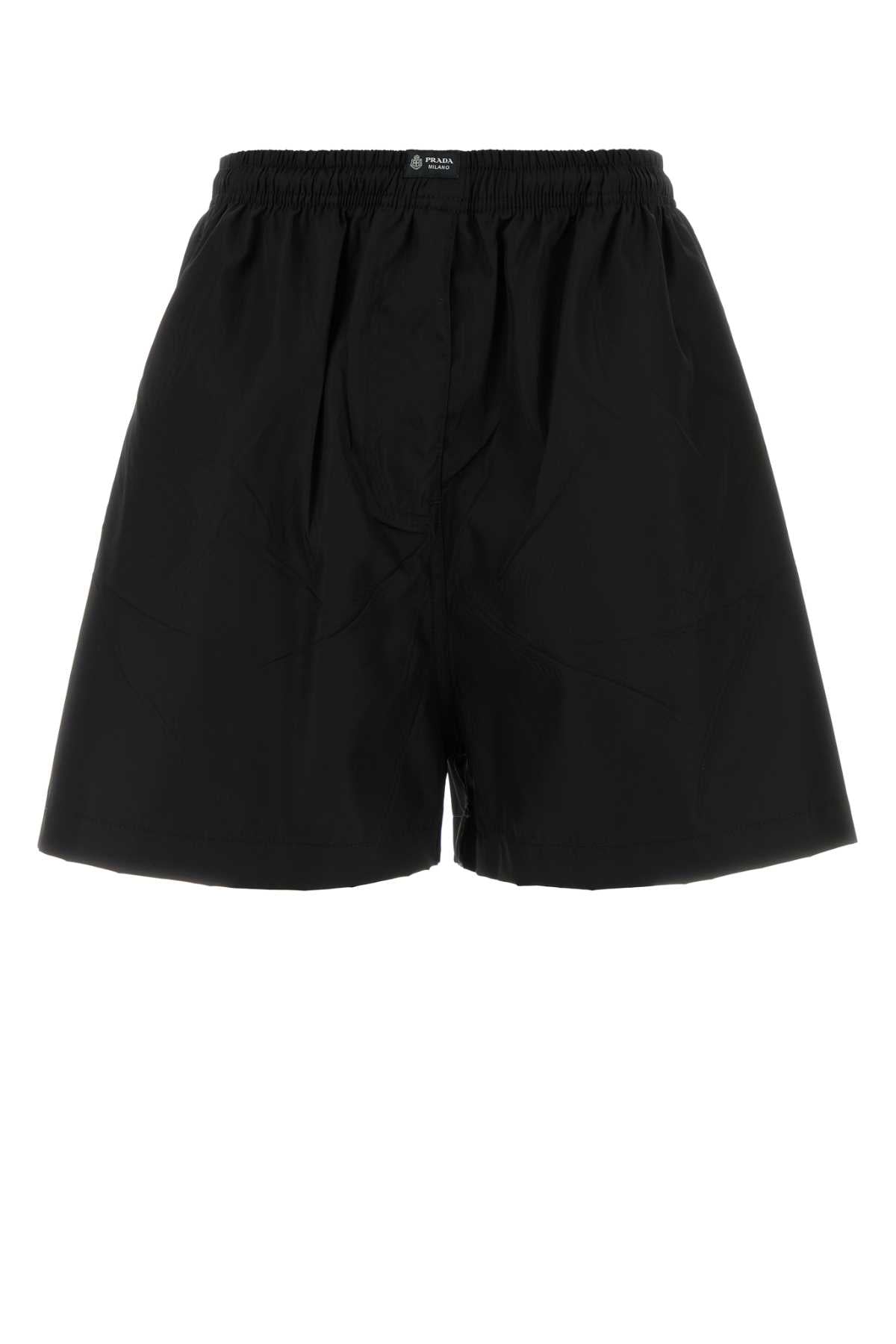 Prada Women Black Re-Nylon Shorts PRADA