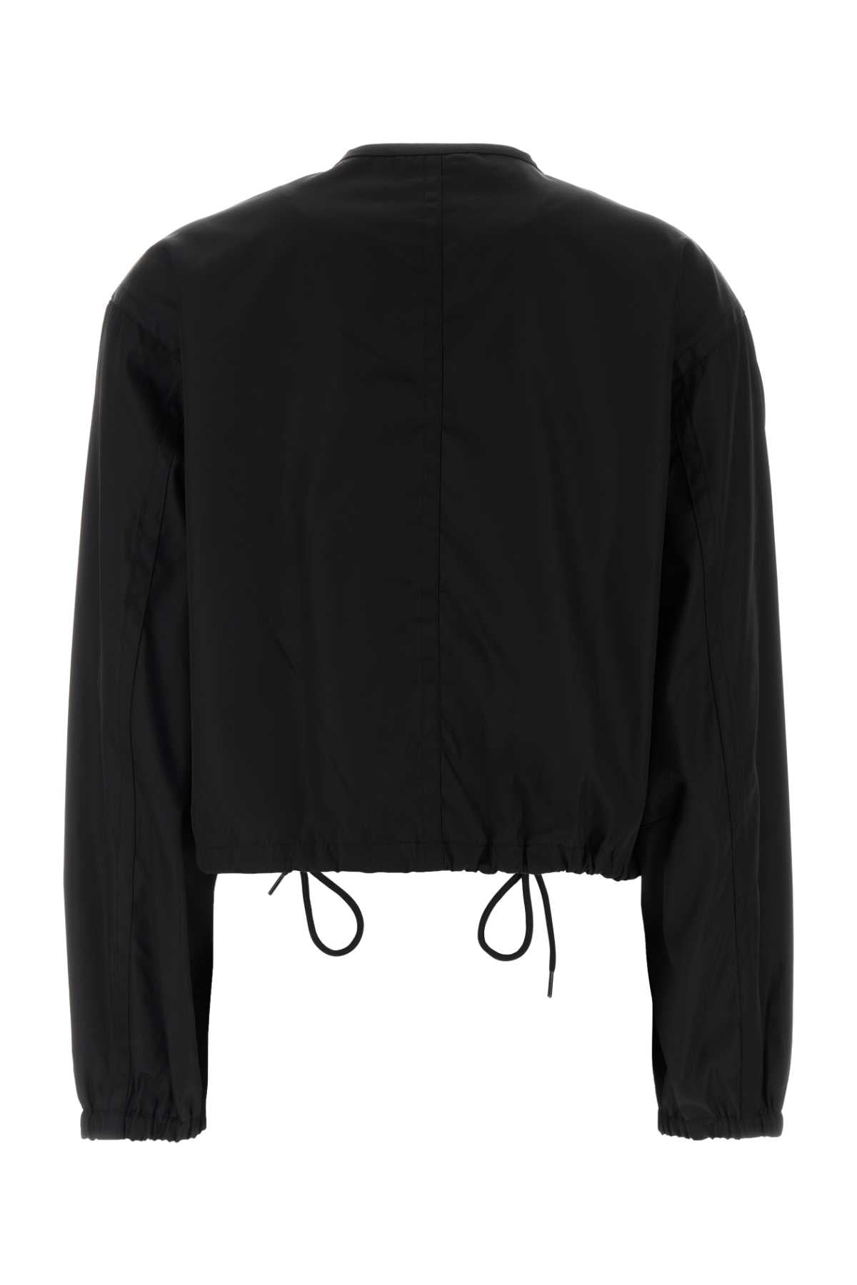 Prada Women Black Re-Nylon Windbreaker PRADA