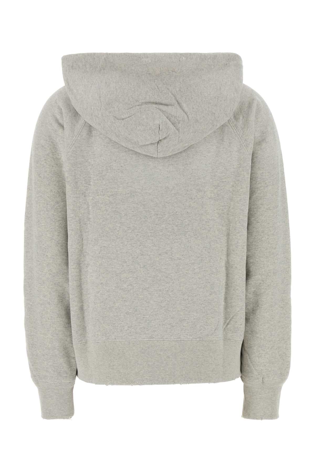 Prada Women Grey Cotton Reversible Sweatshirt PRADA