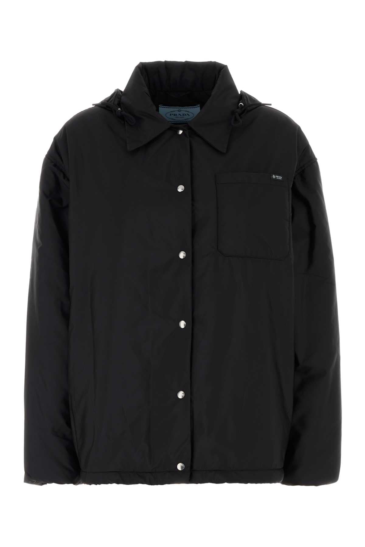 Prada Women Black Re-Nylon Padded Jacket PRADA