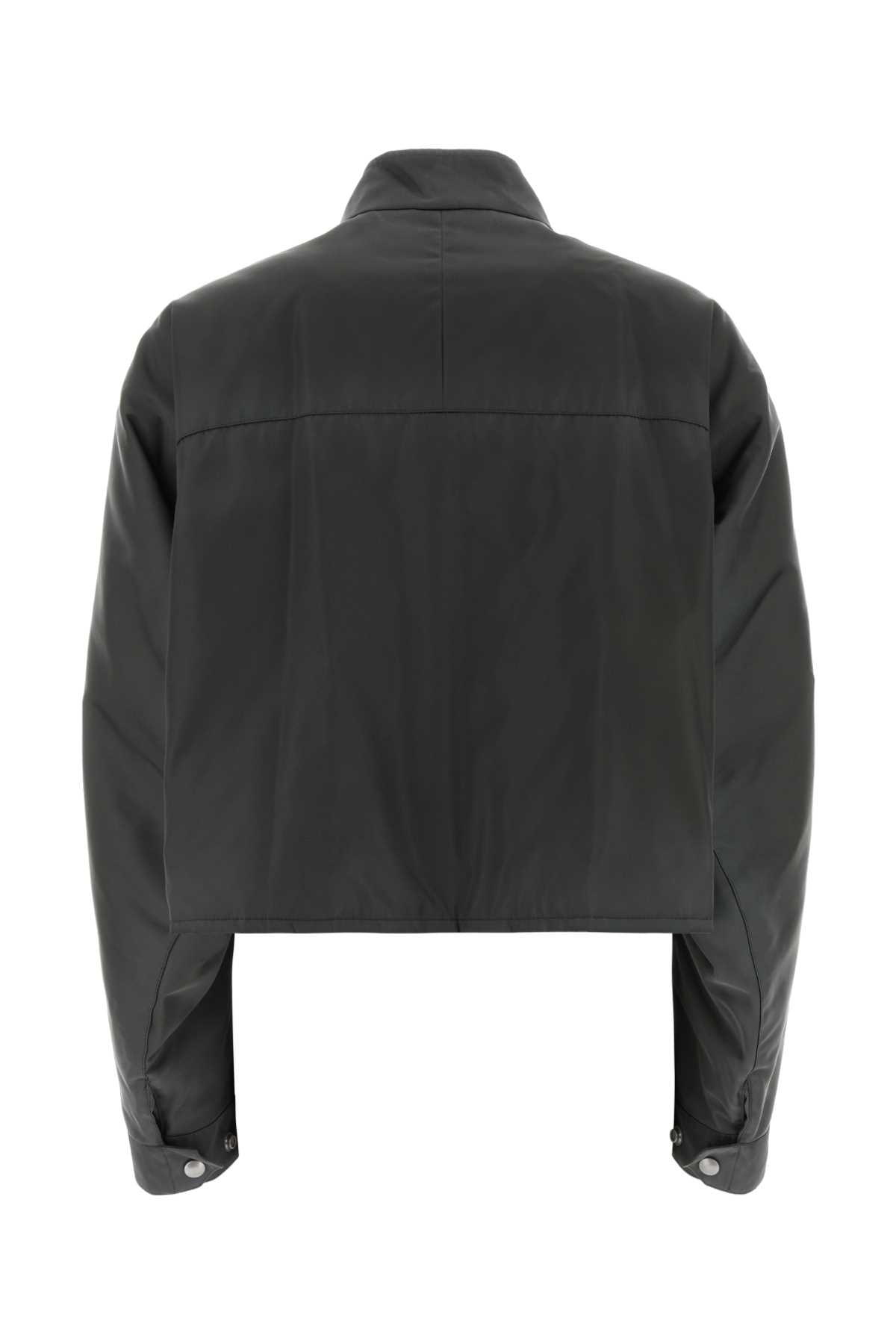 Prada Women Charcoal Re-Nylon Jacket PRADA