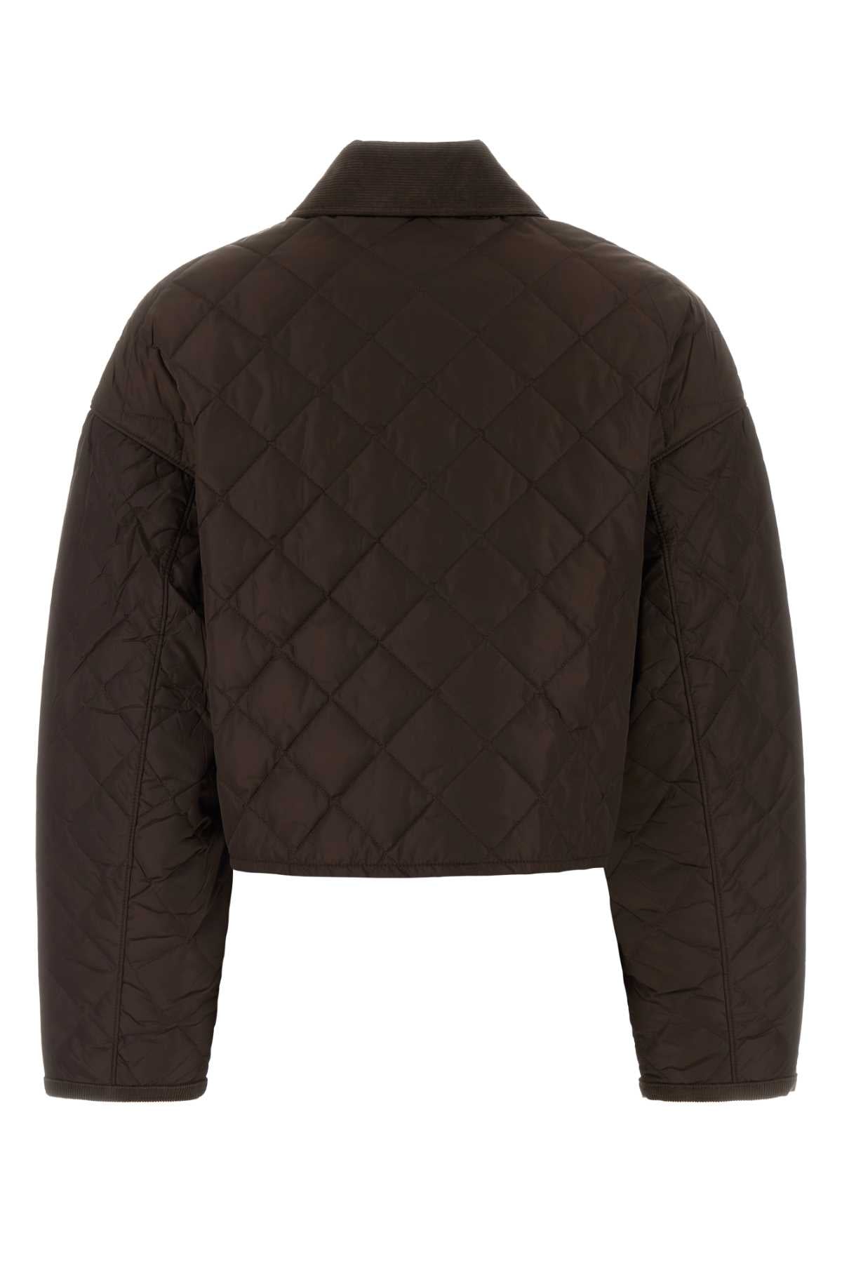 Prada Women Chocolate Re-Nylon Jacket PRADA
