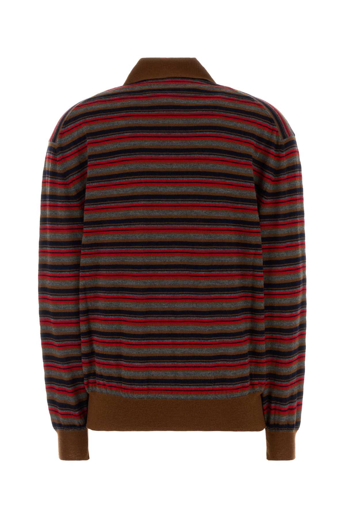 Prada Women Embroidered Cashmere Polo Shirt