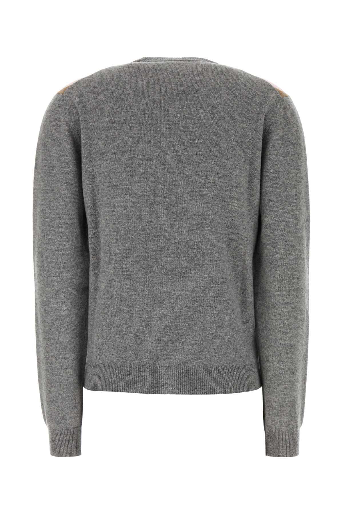 Prada Women Grey Cashmere Sweater PRADA