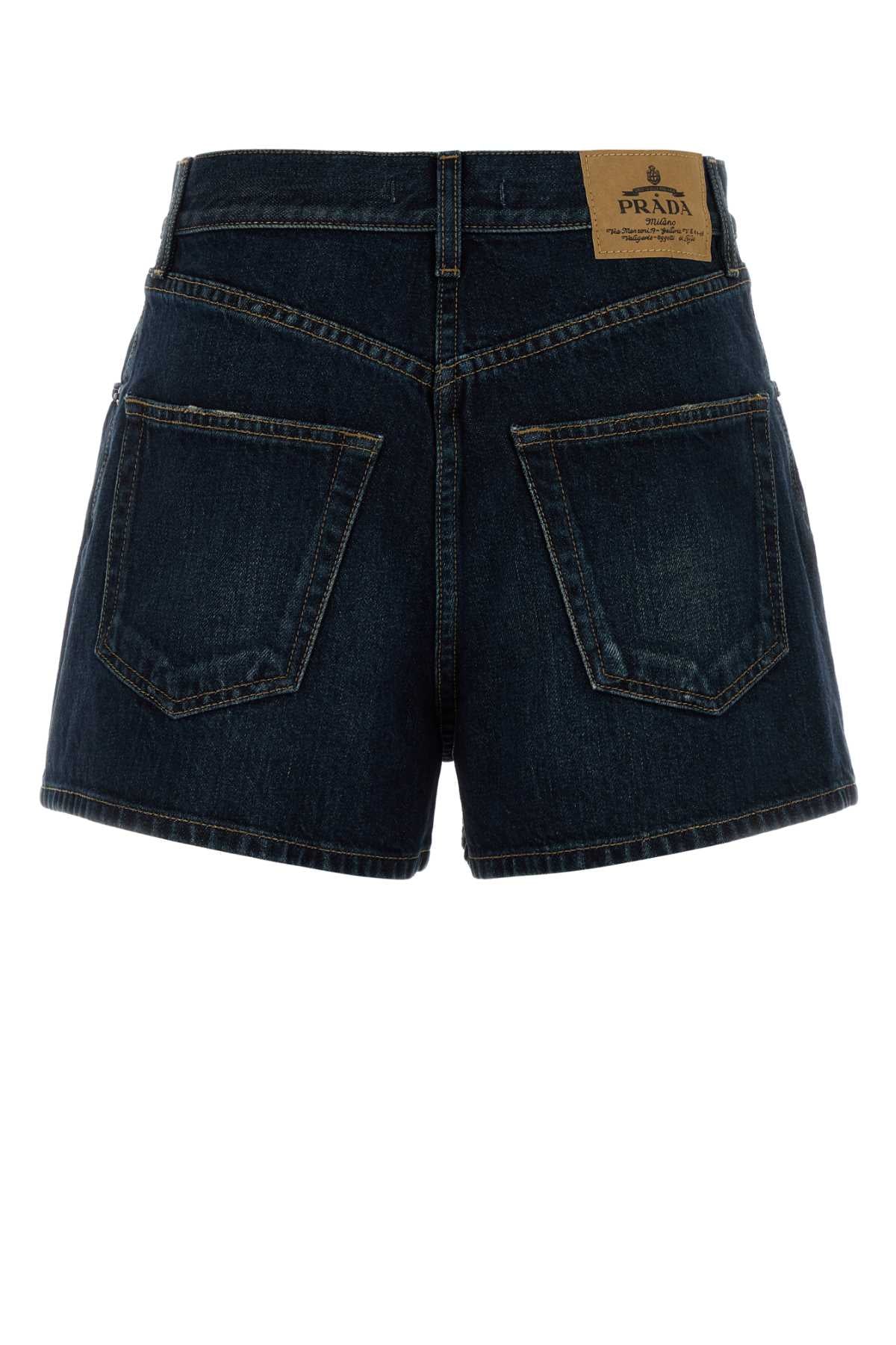 Prada Women Denim Shorts PRADA
