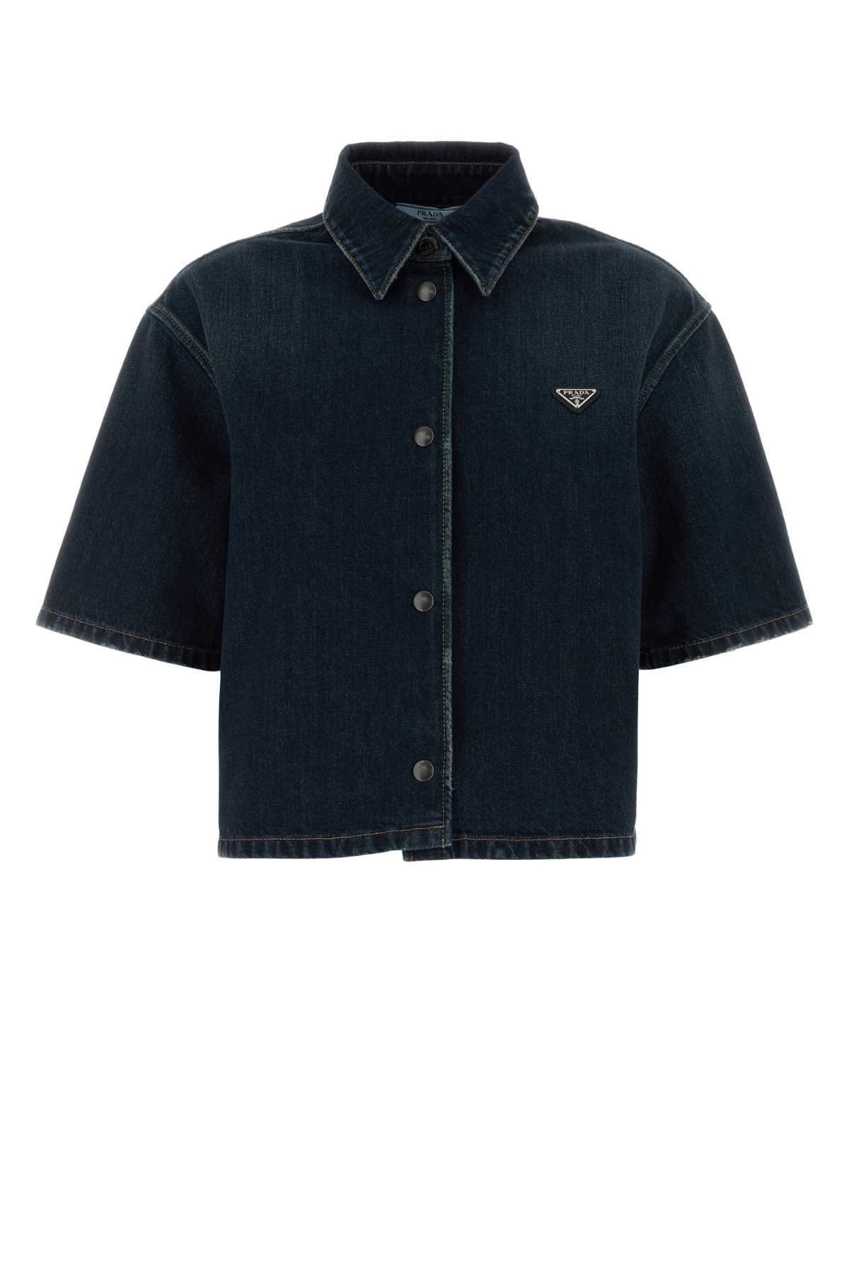 Prada Women Denim Shirt PRADA