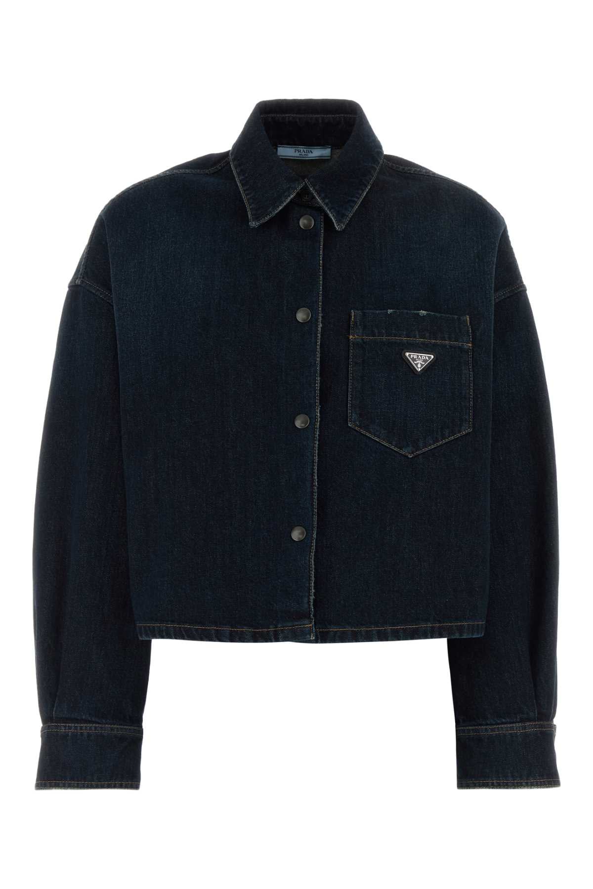 Prada Women Denim Shirt PRADA