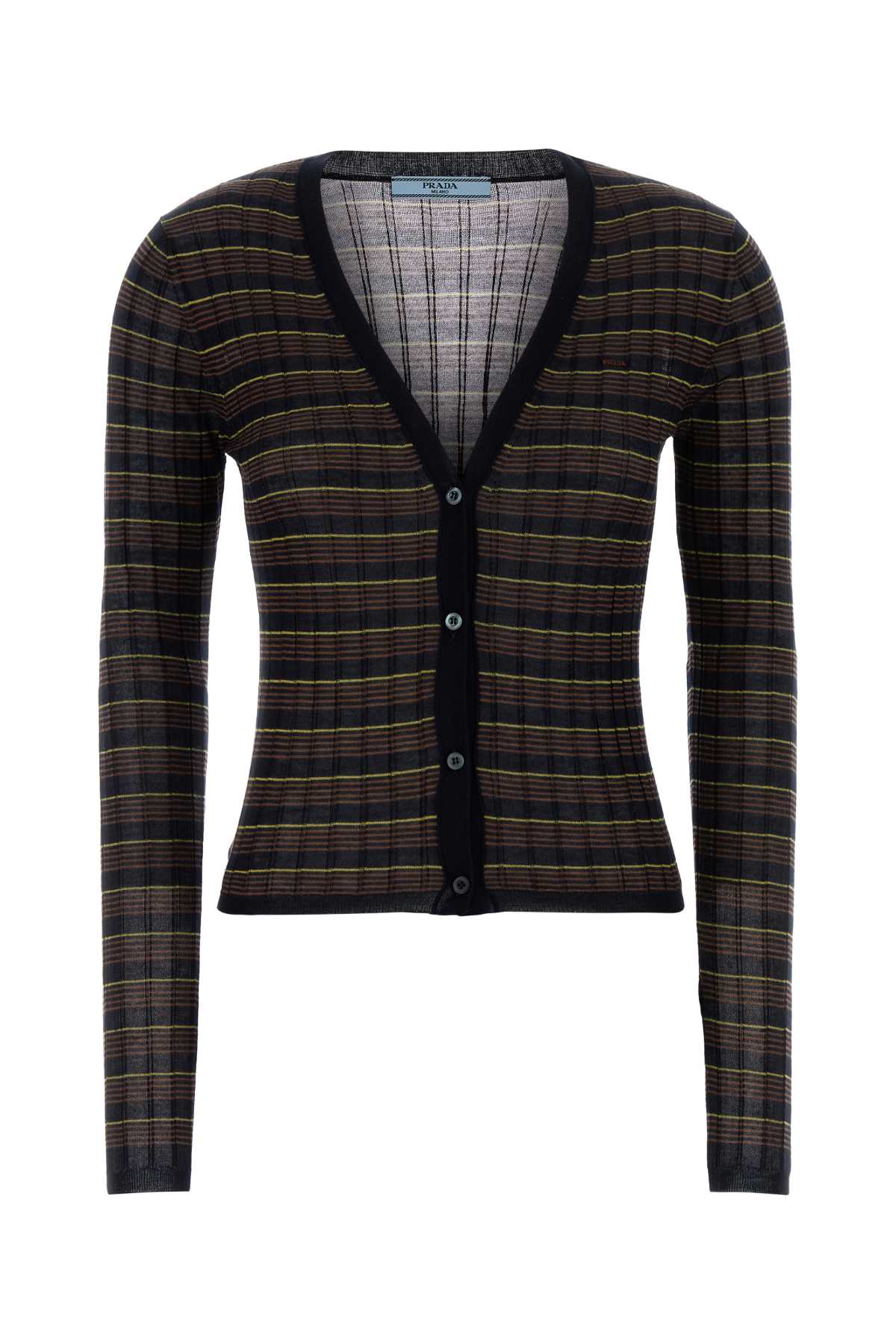 Prada Women Embroidered Knit Cardigan PRADA