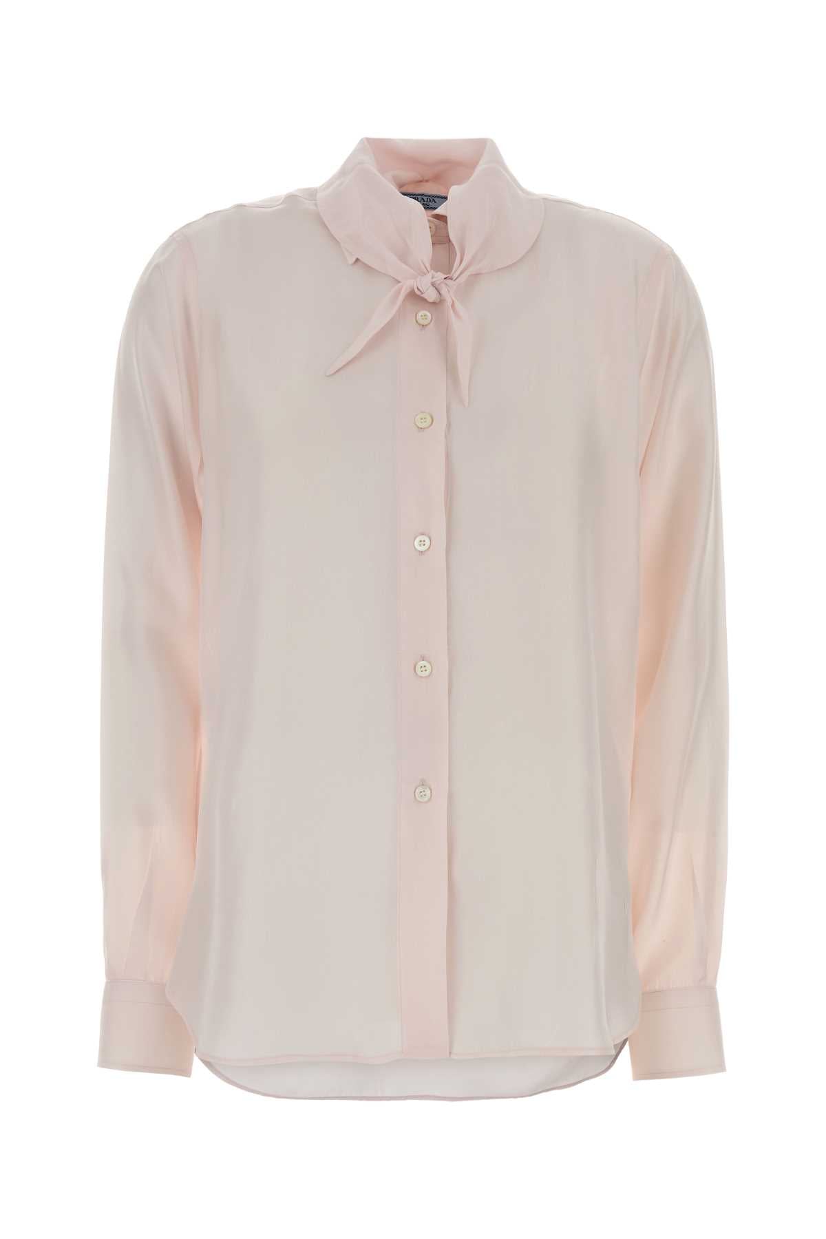 Prada Women Pink Silk Shirt PRADA