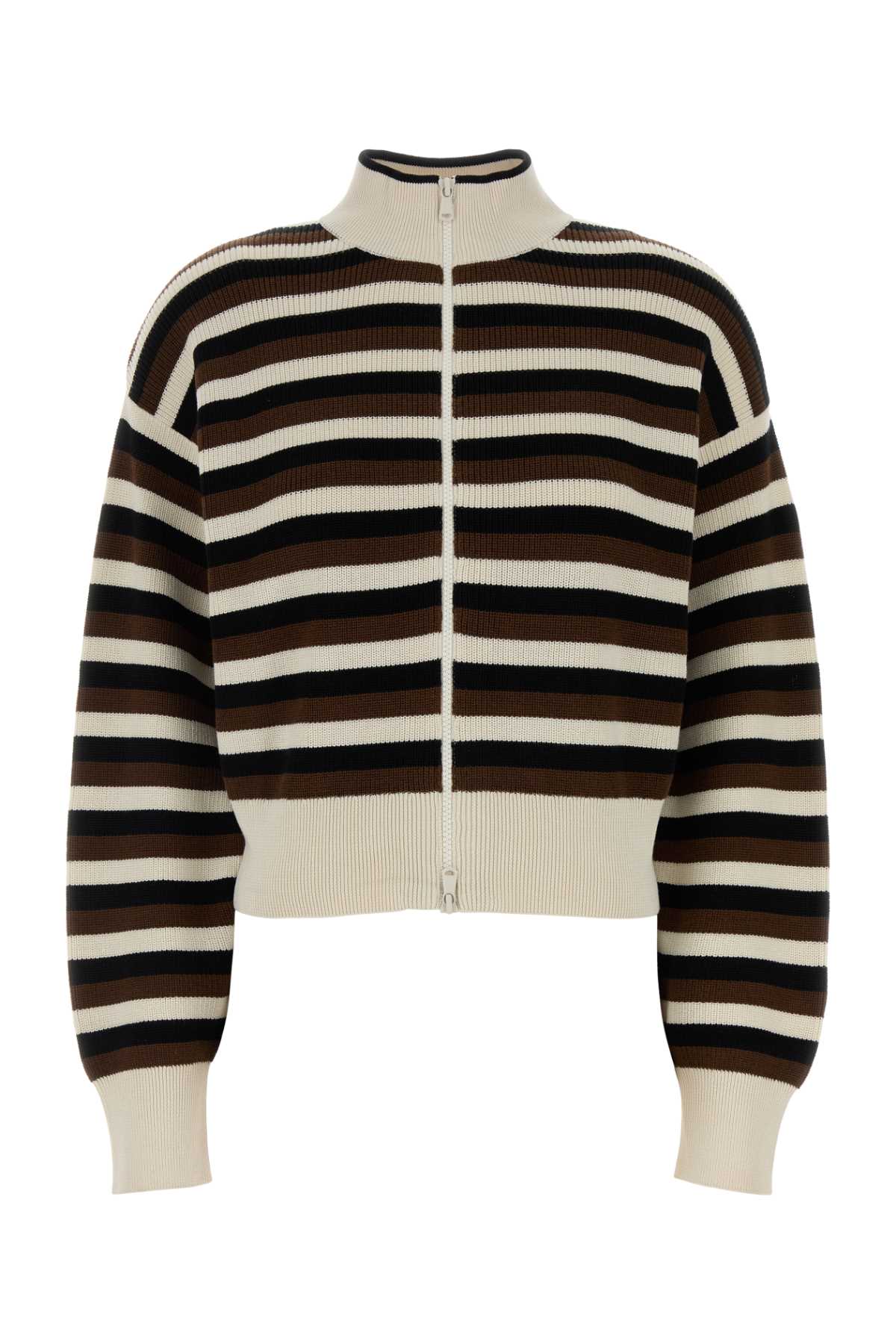 Brunello Cucinelli Women Embroidered Cotton Cardigan BRUNELLO CUCINELLI