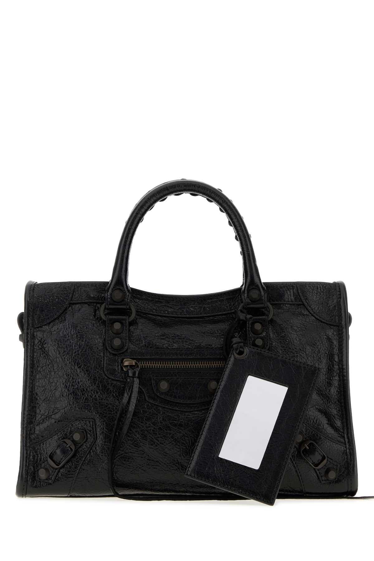 Balenciaga Women Black Leather Small Le City Handbag BALENCIAGA