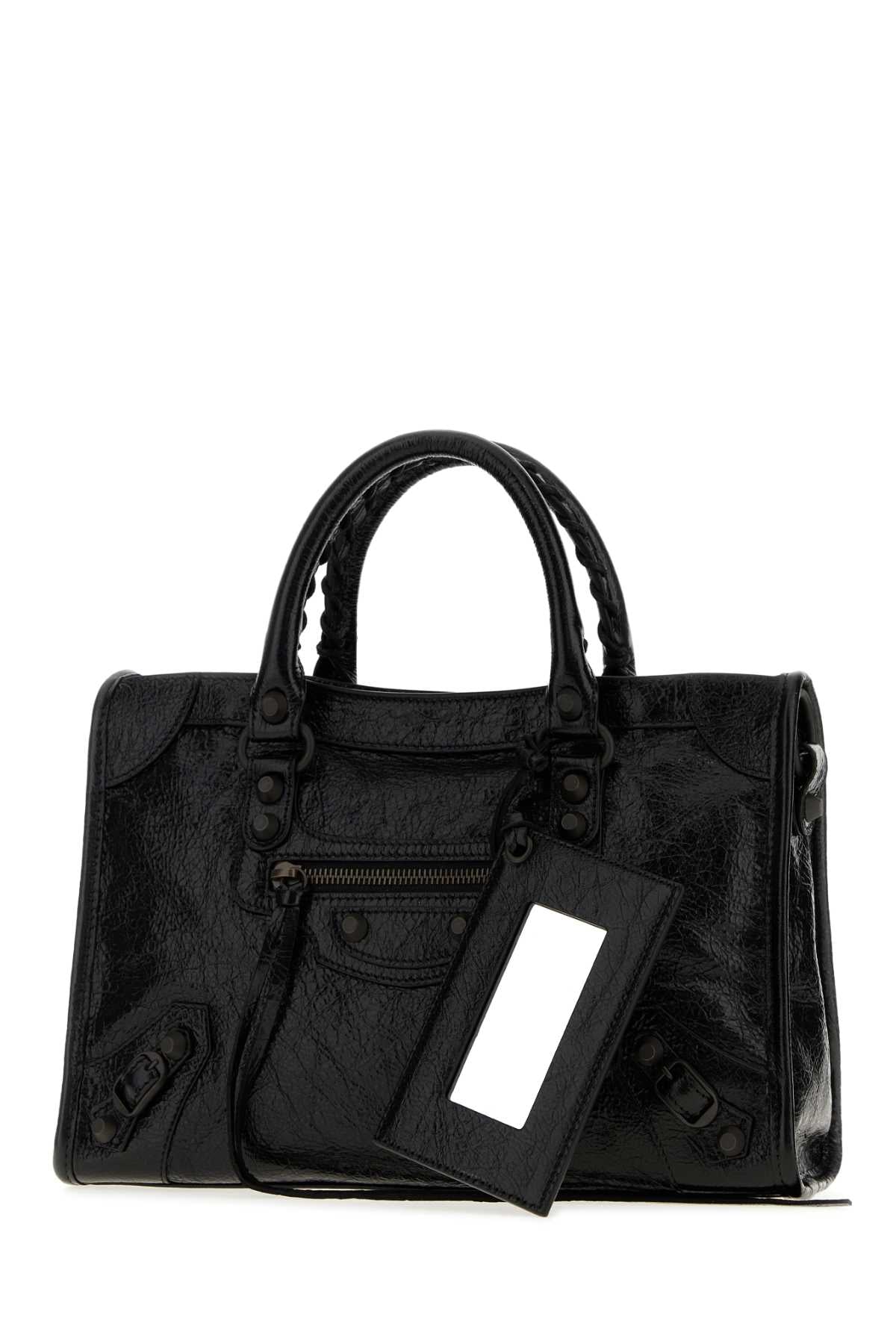 Balenciaga Women Black Leather Small Le City Handbag BALENCIAGA