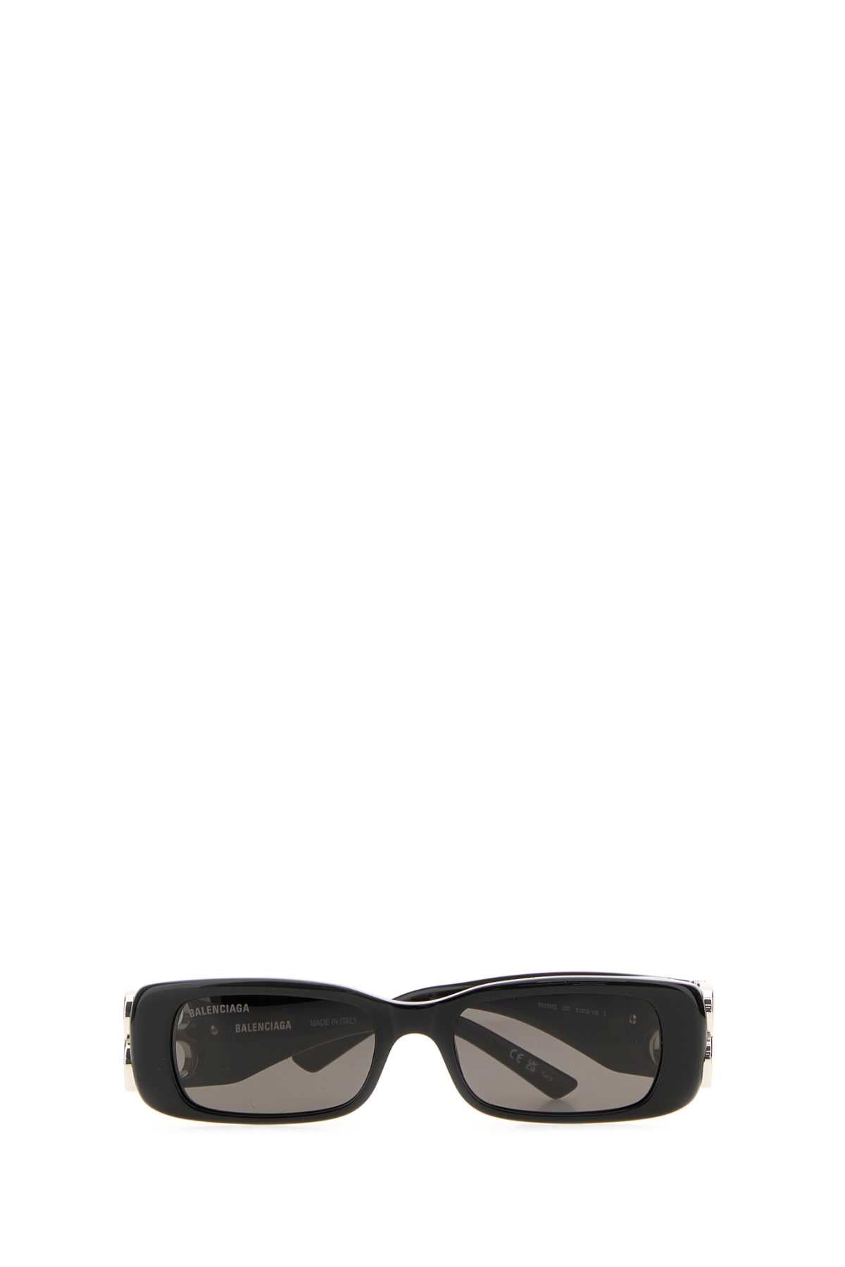 Balenciaga Women Black Acetate Dynasty Sunglasses BALENCIAGA
