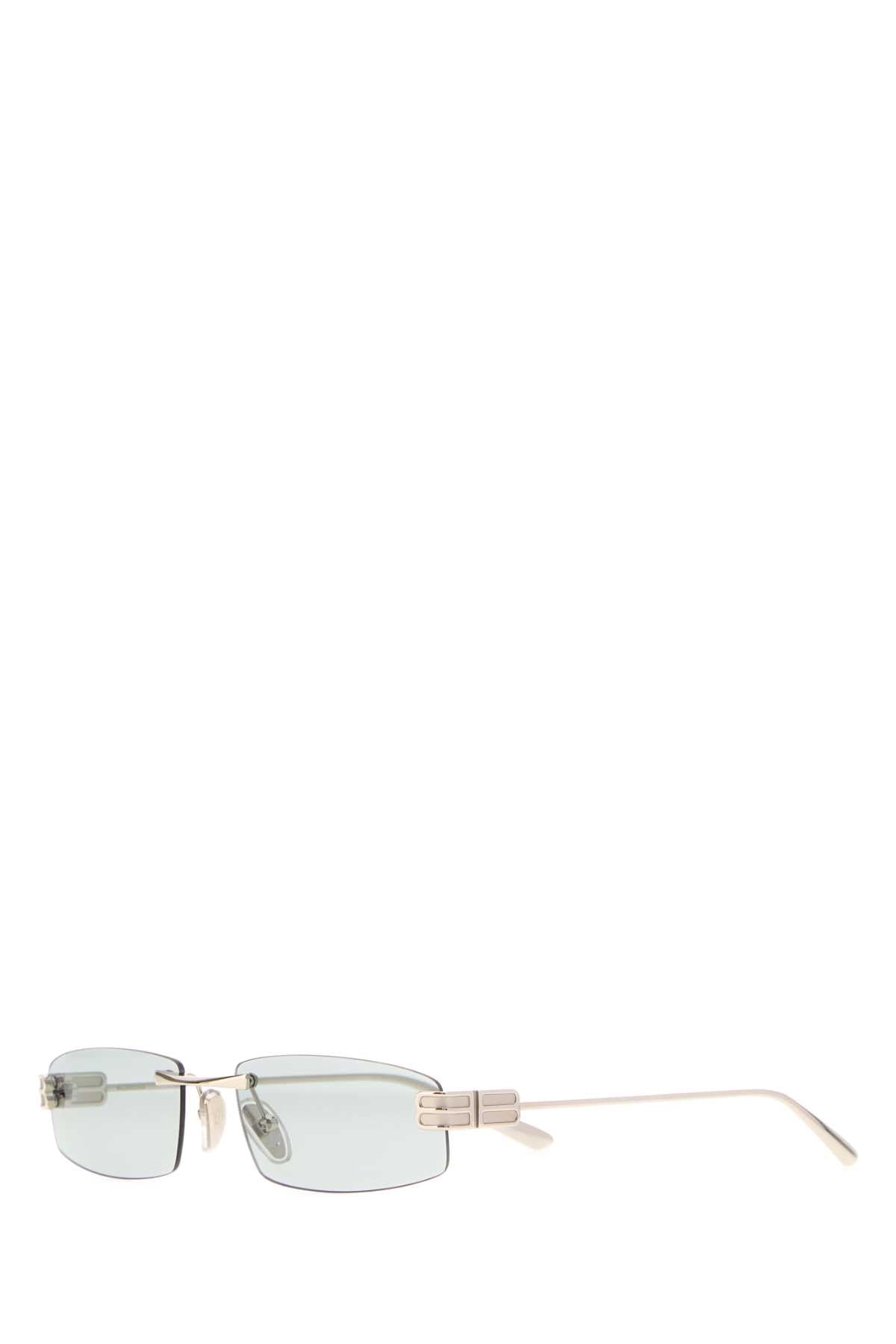 Balenciaga Women Silver Metal Gossip Sunglasses BALENCIAGA