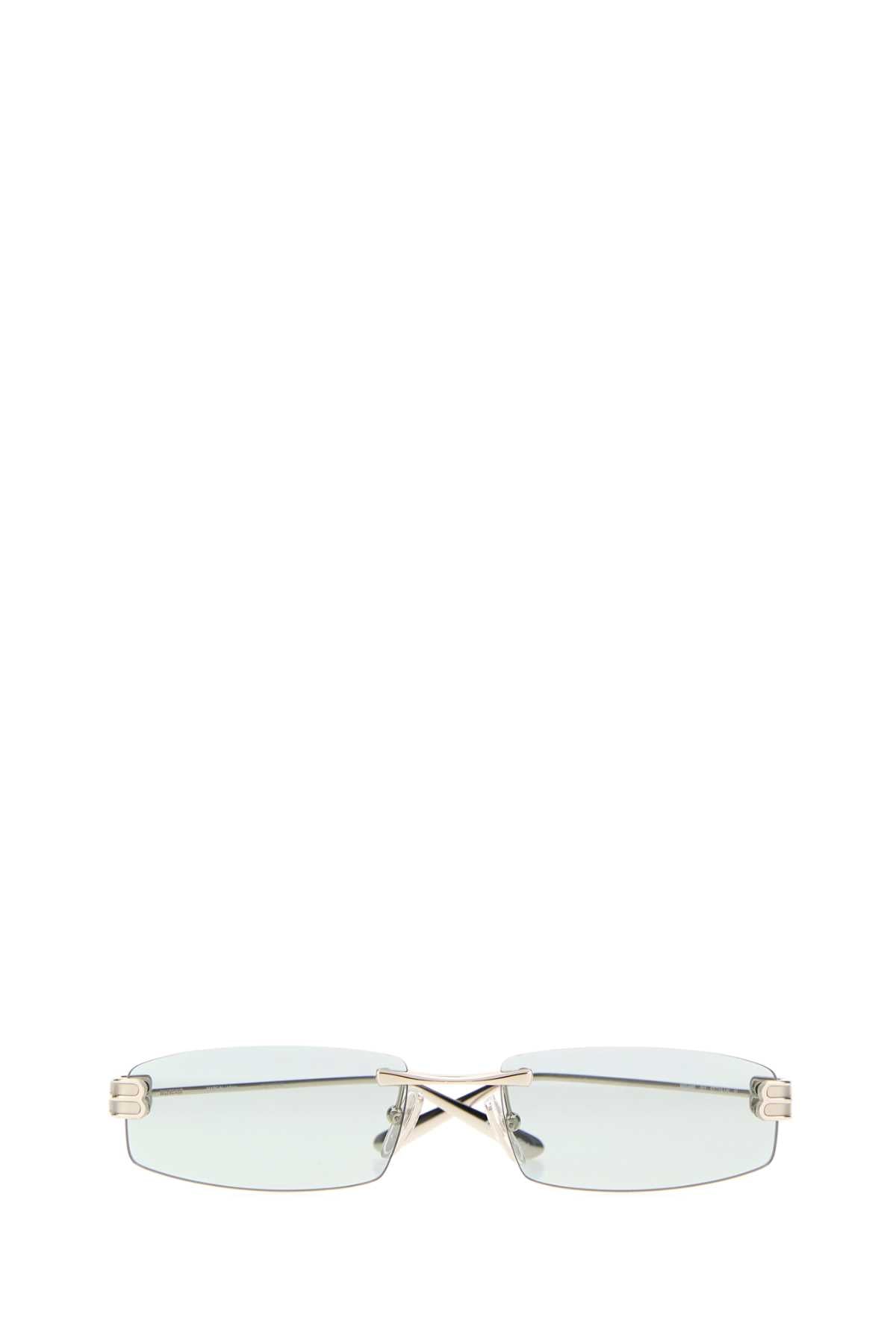 Balenciaga Women Silver Metal Gossip Sunglasses BALENCIAGA