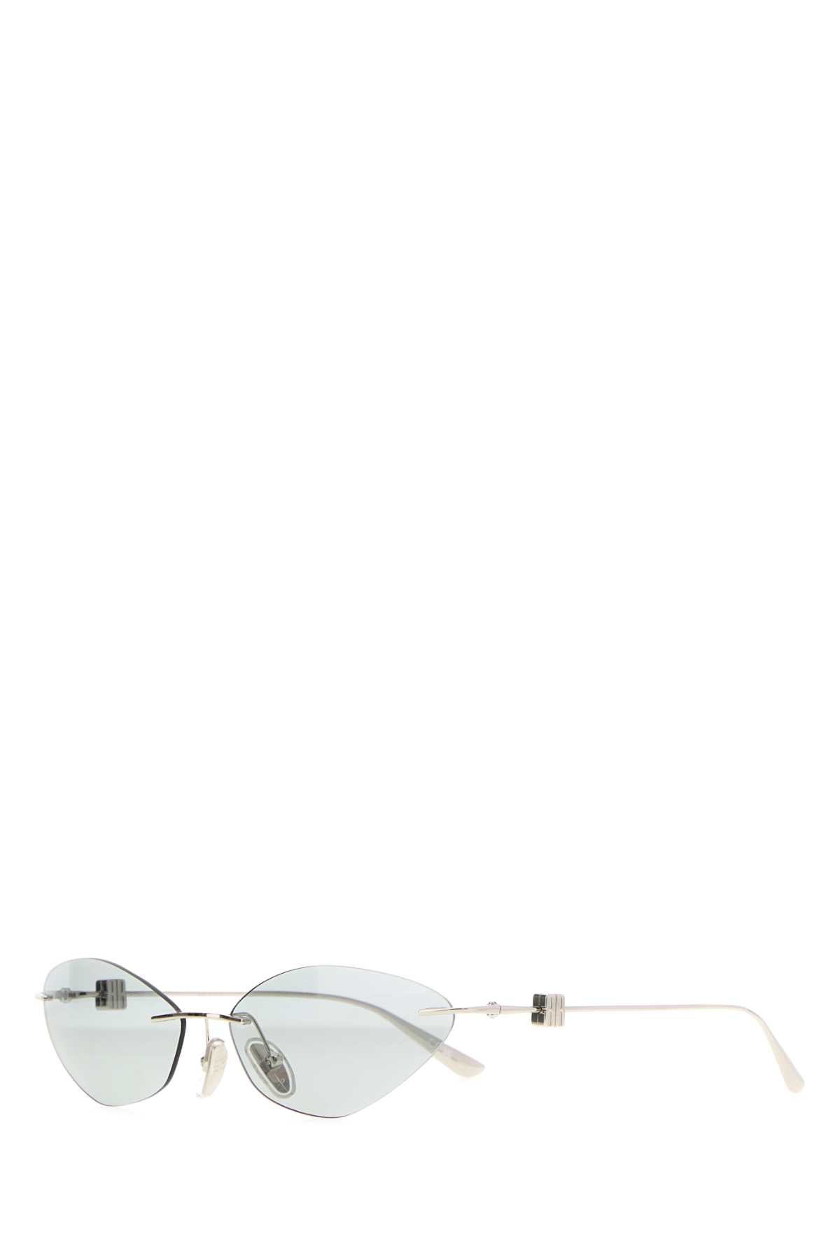 Balenciaga Women Silver Metal Sunglasses BALENCIAGA