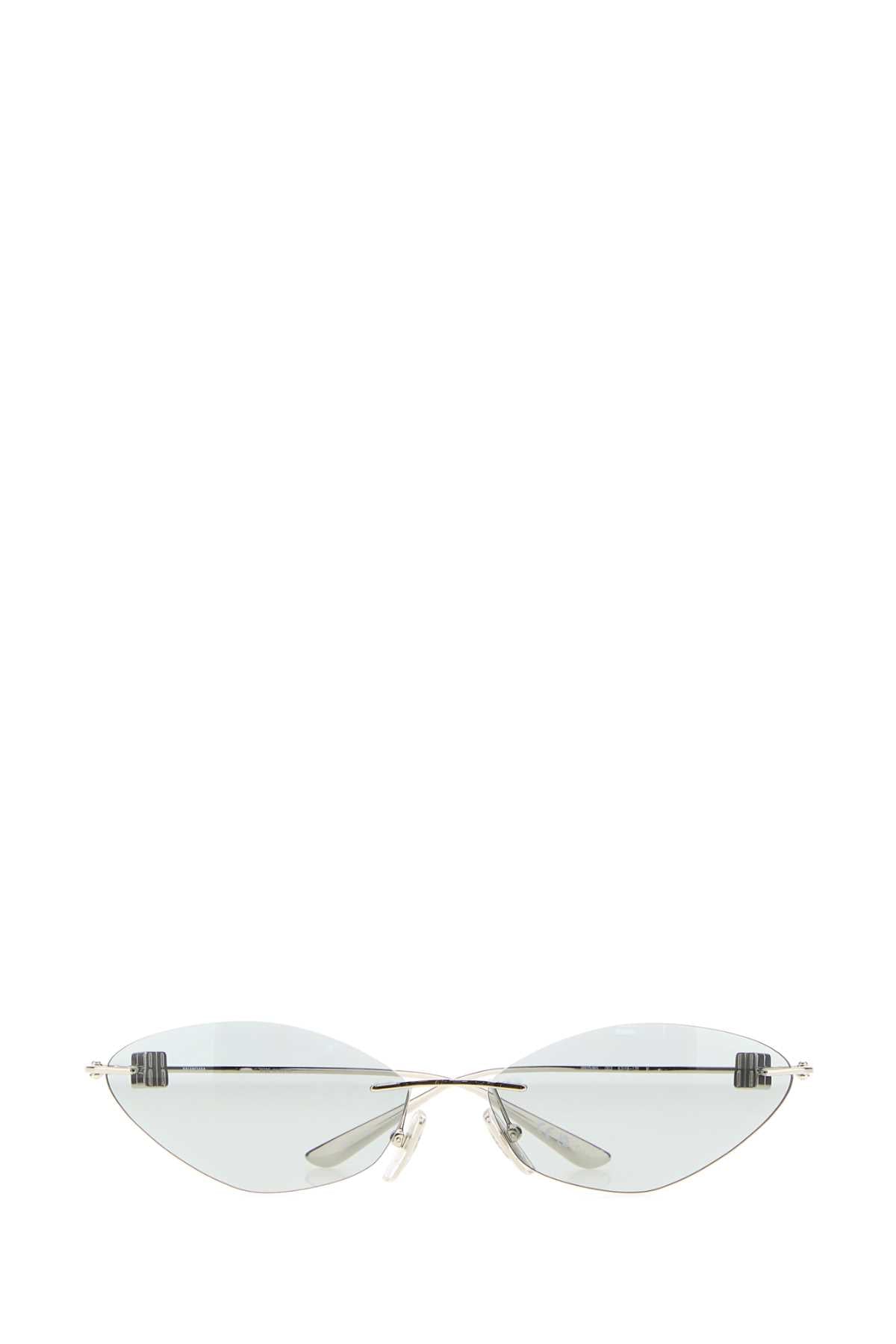 Balenciaga Women Silver Metal Sunglasses BALENCIAGA
