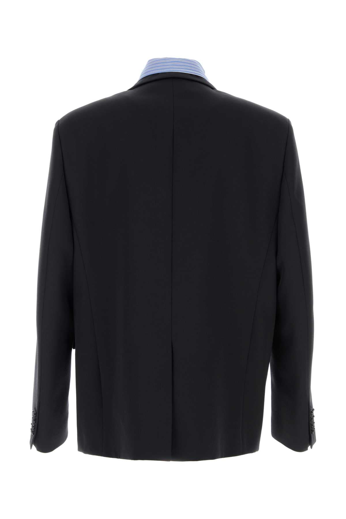 Balenciaga Men Black Wool Blazer BALENCIAGA
